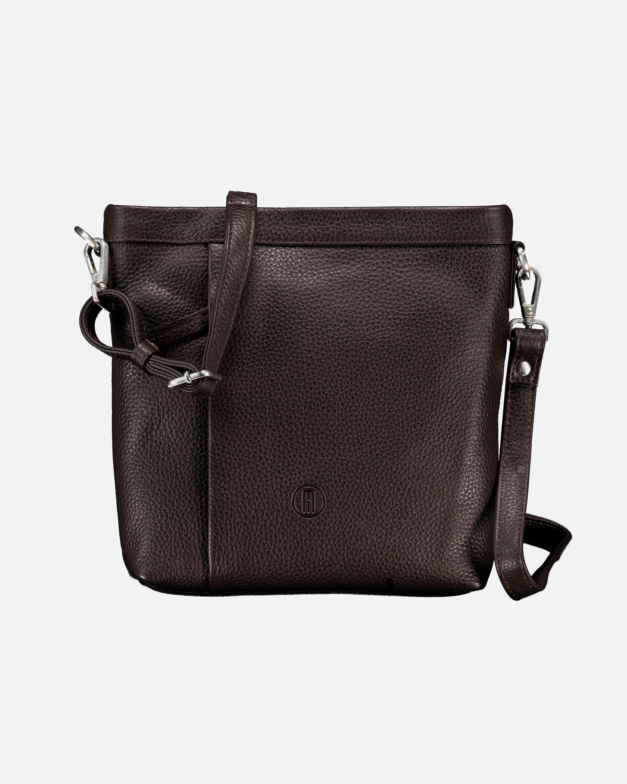 Umhängetasche für Weiblich Hausfelder Manufaktur Umhängetasche Dark Brown