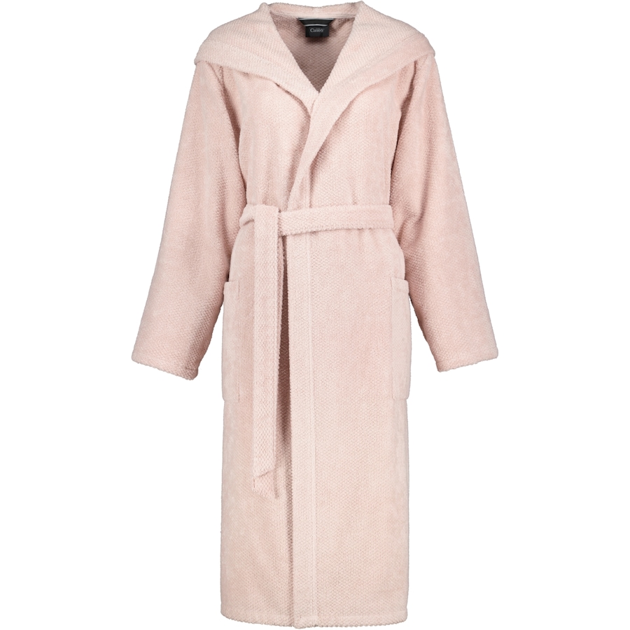 Cawö Bademäntel Damen Kapuze Pure 5223 puder - 383 M