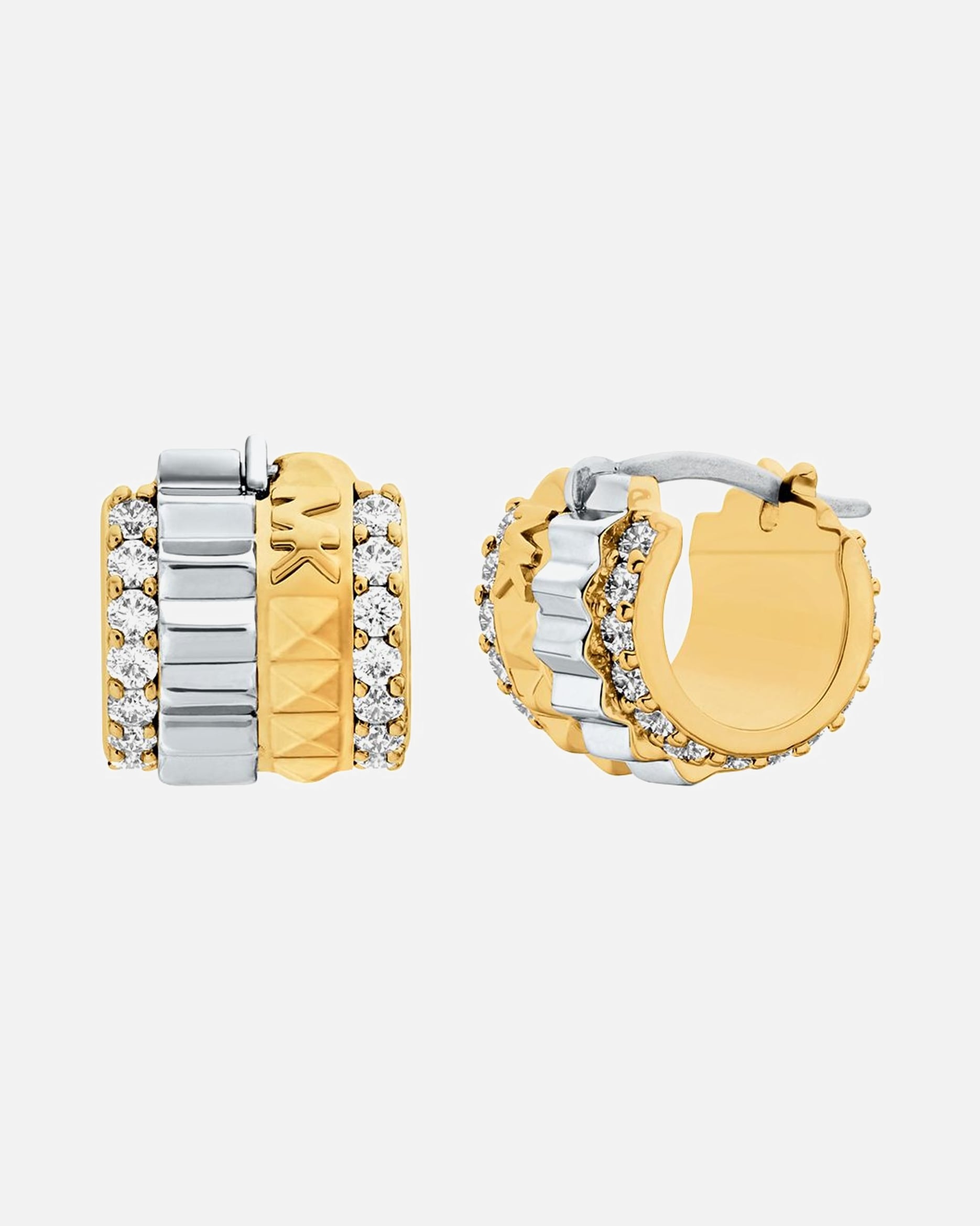 Ohrringe für Weiblich Michael Kors Default Brand Line Creolen Metall One Size