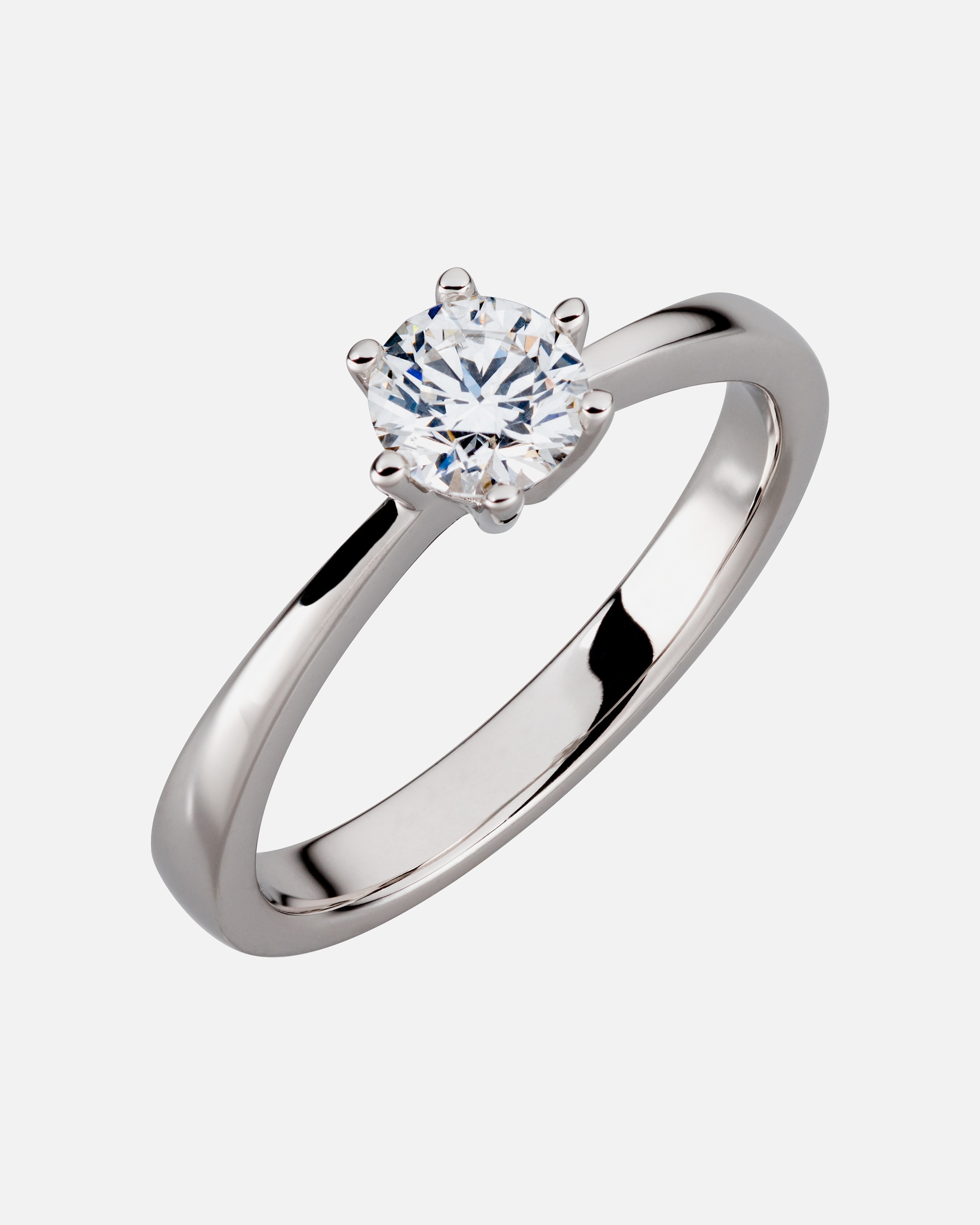 Ring für Weiblich Orolino Ring 750/- Gold Brillant weiß 0,50ct. 056 (17,8)