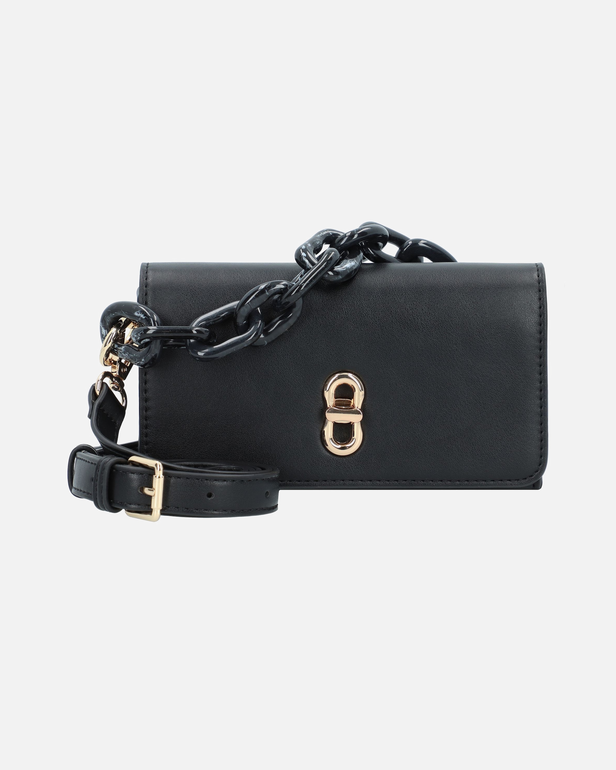 Tasche für Weiblich Seidenfelt Herrvik Henkeltasche black-gold