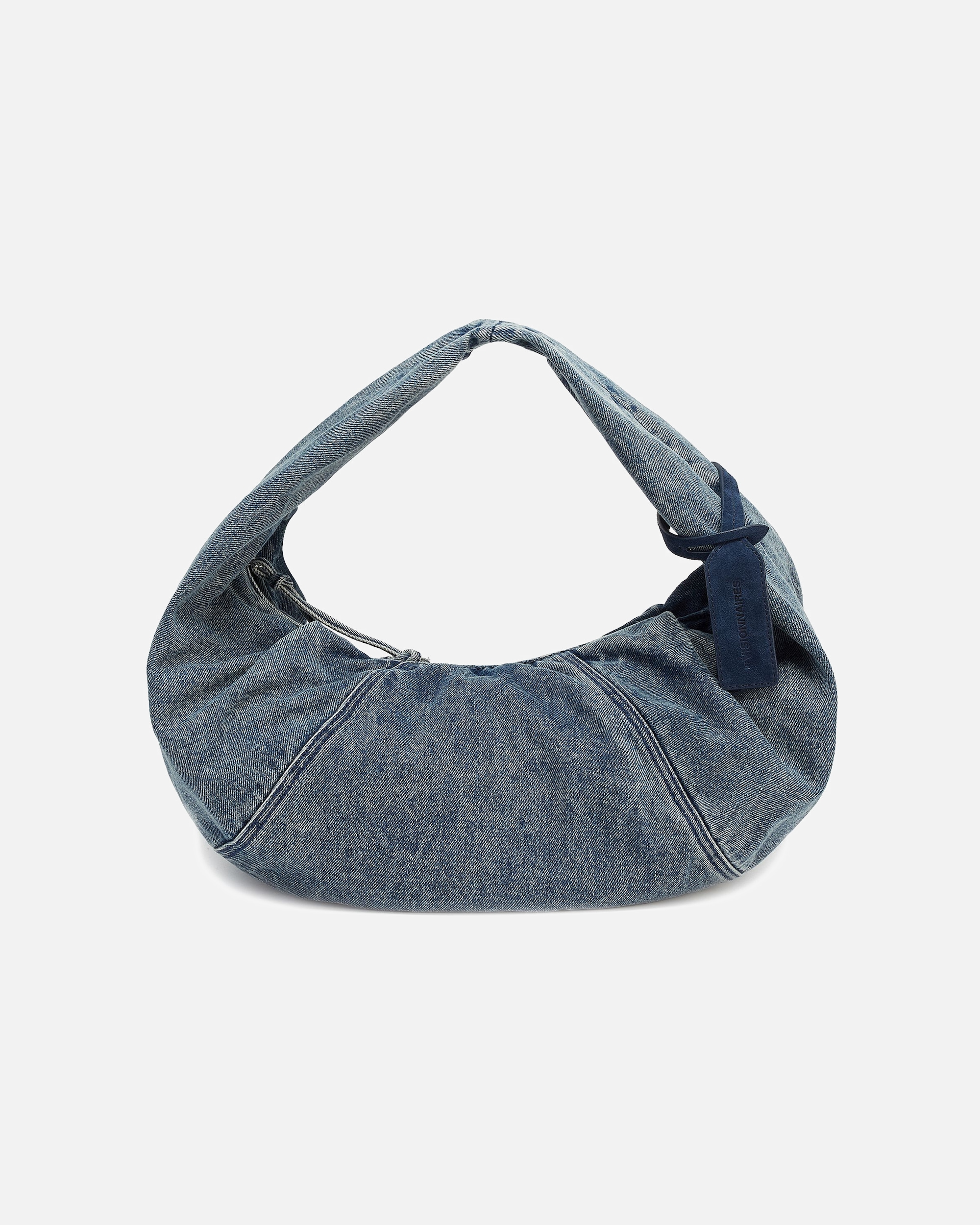 Clutch für Weiblich LES VISIONNAIRES Default Brand Line Greta Essential Schultertasche washed denim