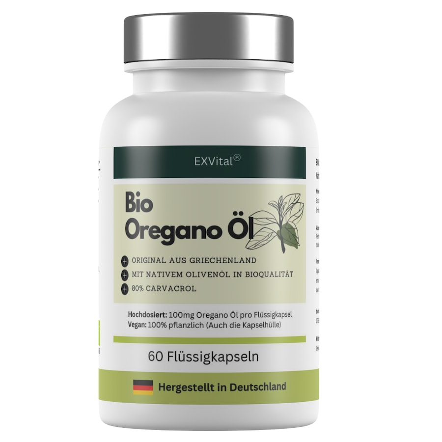 EXVital Bio Oregano Öl Kapseln 75 g