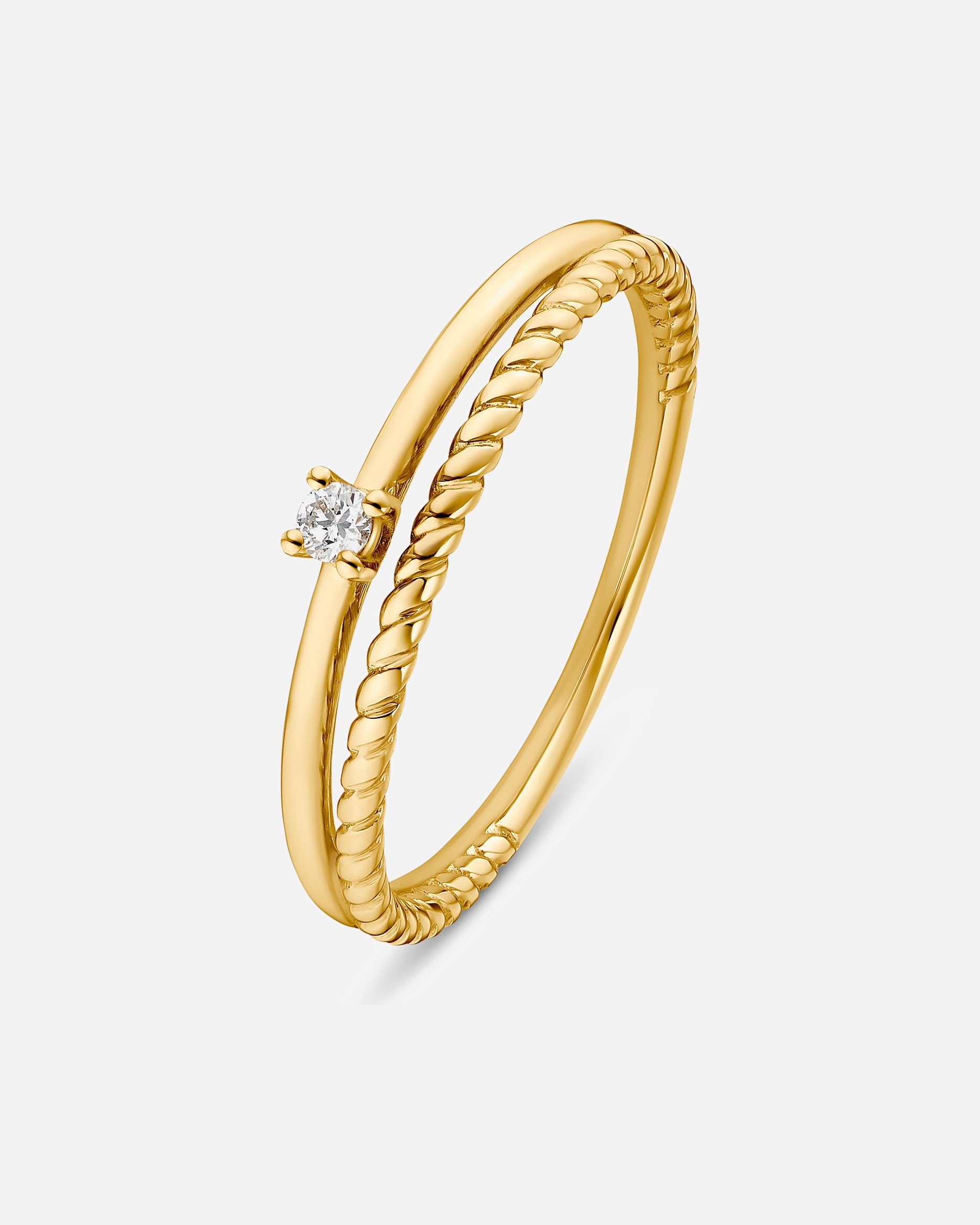 Ring für Weiblich CHRIST Damenring 375er Gelbgold 52