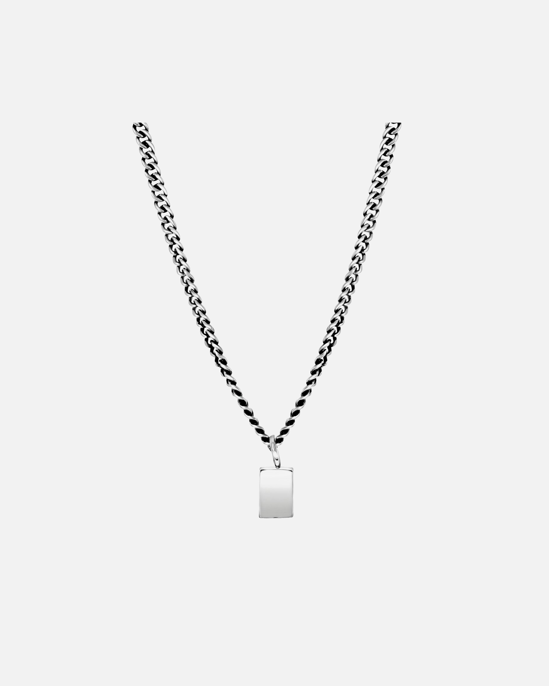 Halskette für Weiblich Lucardi Halskette Stahl - silbern 50.0mm