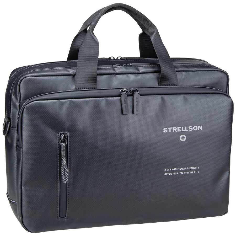 Strellson Aktentasche Stockwell 2.0 Charles Briefbag MHZ Black Schwarz Herren