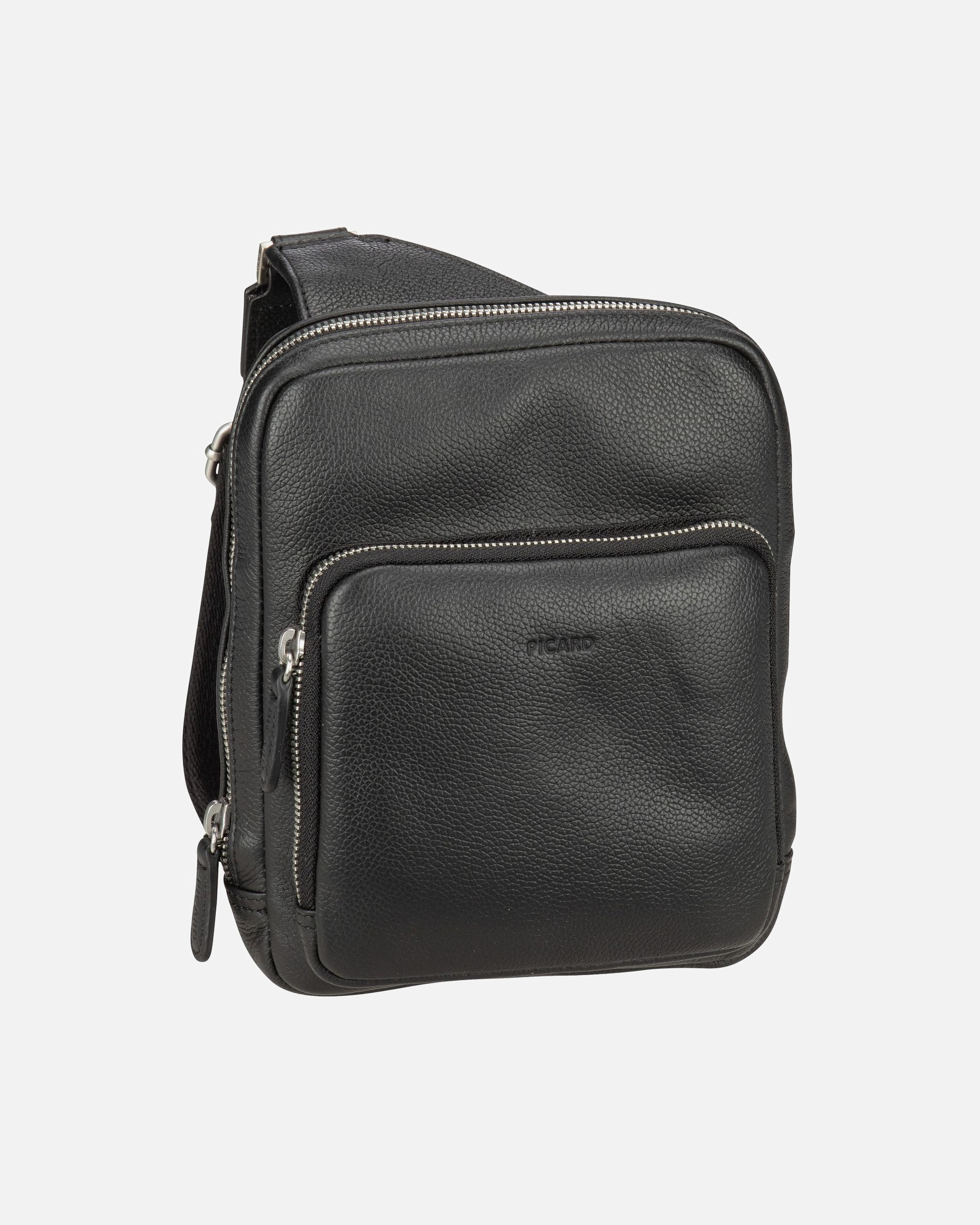 Umhängetasche für Männlich Picard Rucksack Milano Schwarz