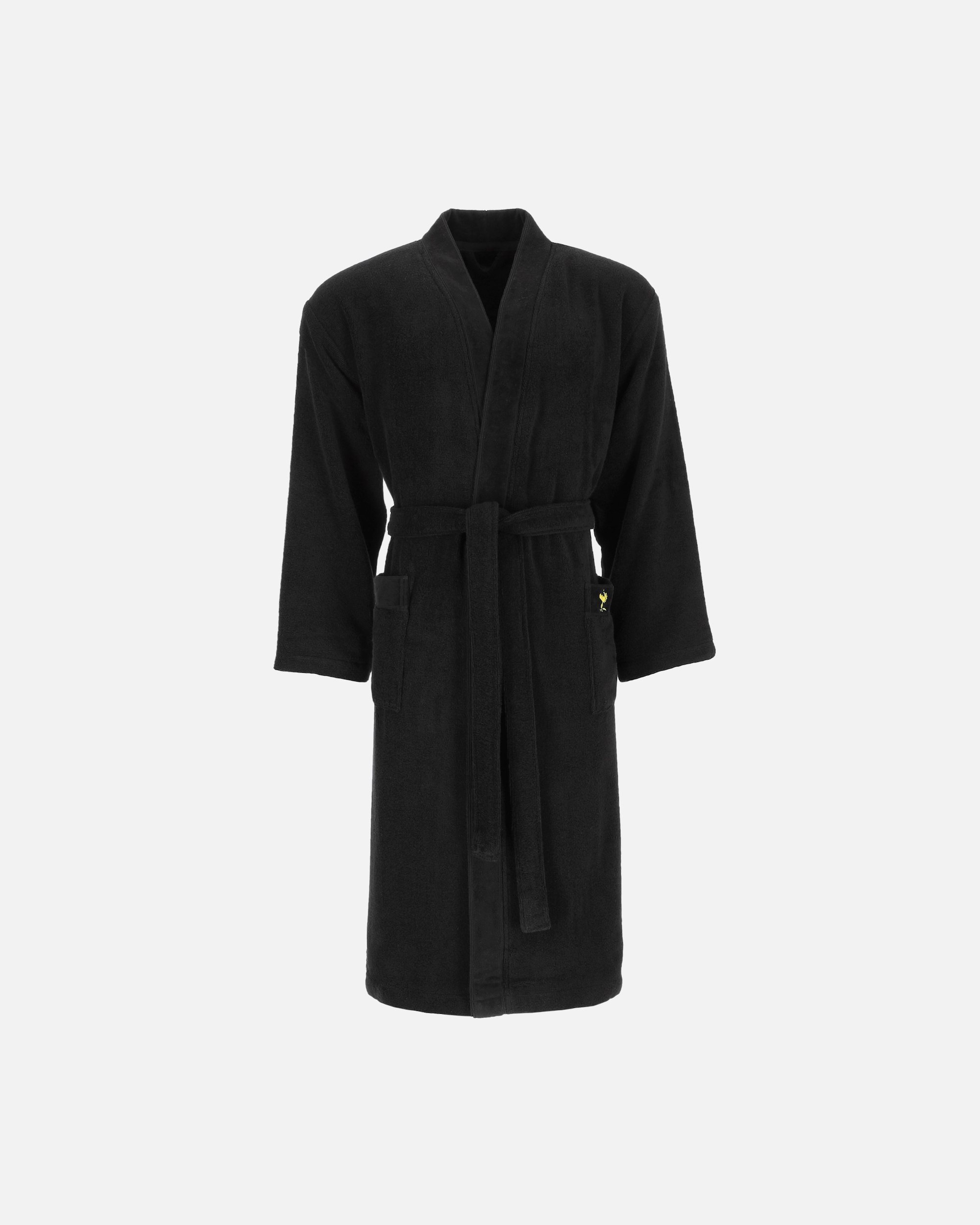 Bademantel für Unisex Vossen Vossen Bademäntel unisex Kimono PEANUTS Woodstock schwarz - 7900 L/XL