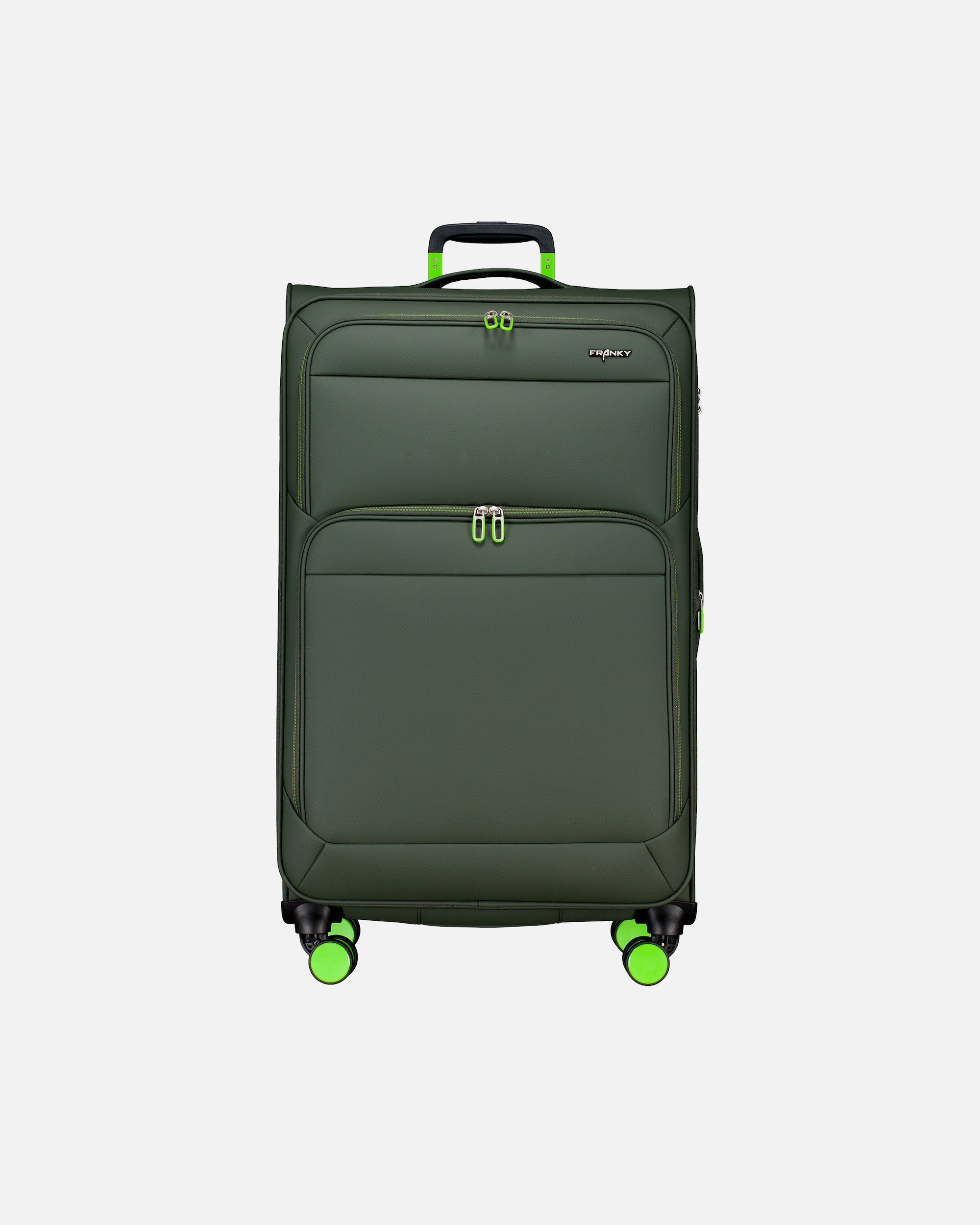 Trolley für Unisex Franky Trolley T27 Größe 80 cm Olive Neon Green