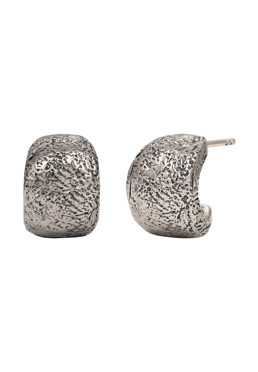 Haze & Glory Ohrstecker Creolen Vintage Design 925 Sterling Silber OneSize Herren
