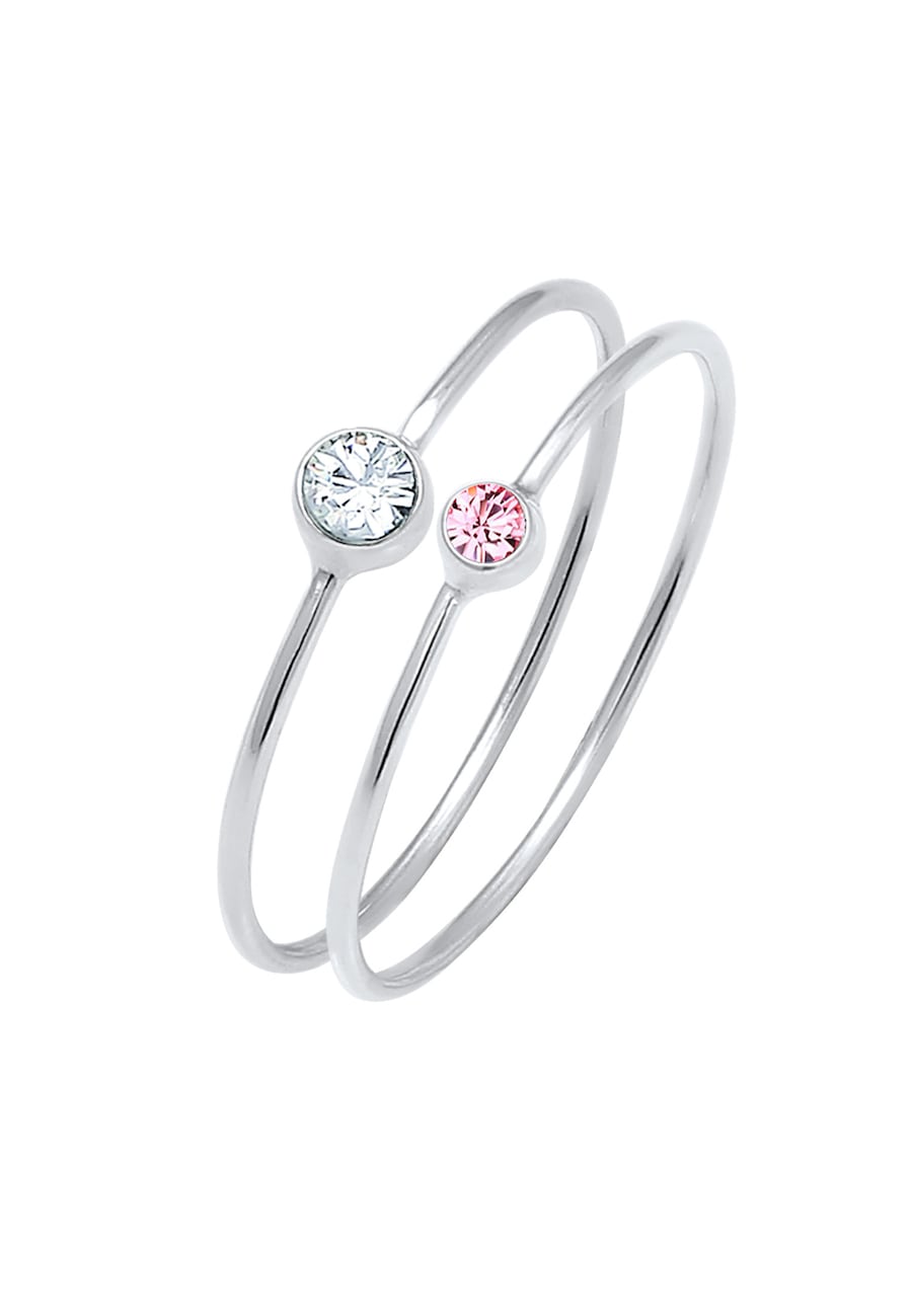 Elli Set 925 Silber, mit Kristallen von Swarovski 62 Damen