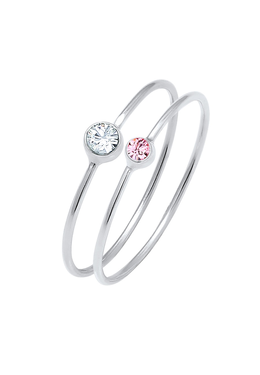 Elli Set 925 Silber, mit Kristallen von Swarovski 60 Damen