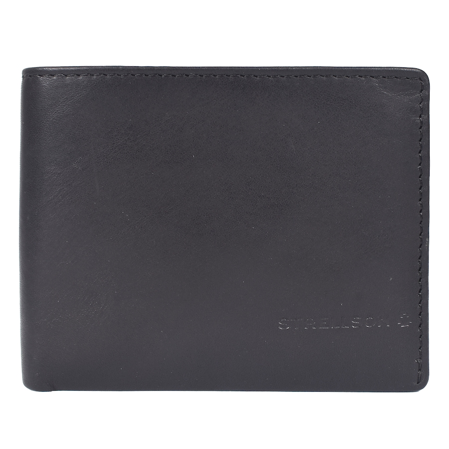 Strellson Brick Lane Jaden Geldbörse RFID Schutz Leder 11 cm Black Schwarz Herren