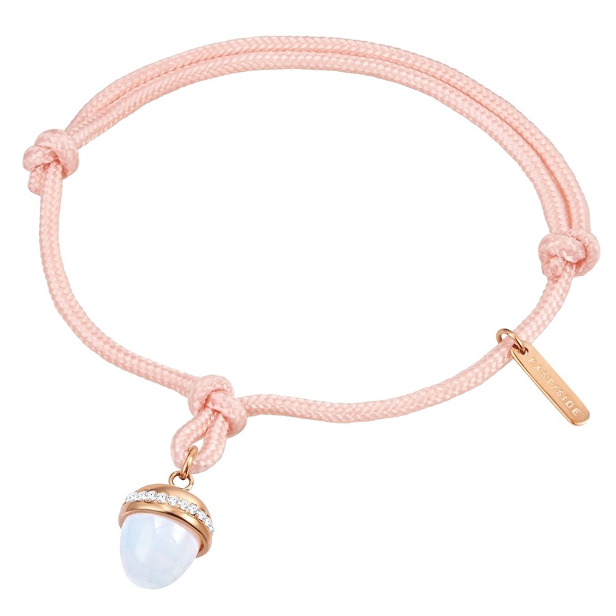 Eastside Armband Edelstahl Glaskristall in Gelbgold 16,0 - 21,0 cm, flexibel einstellbar Damen