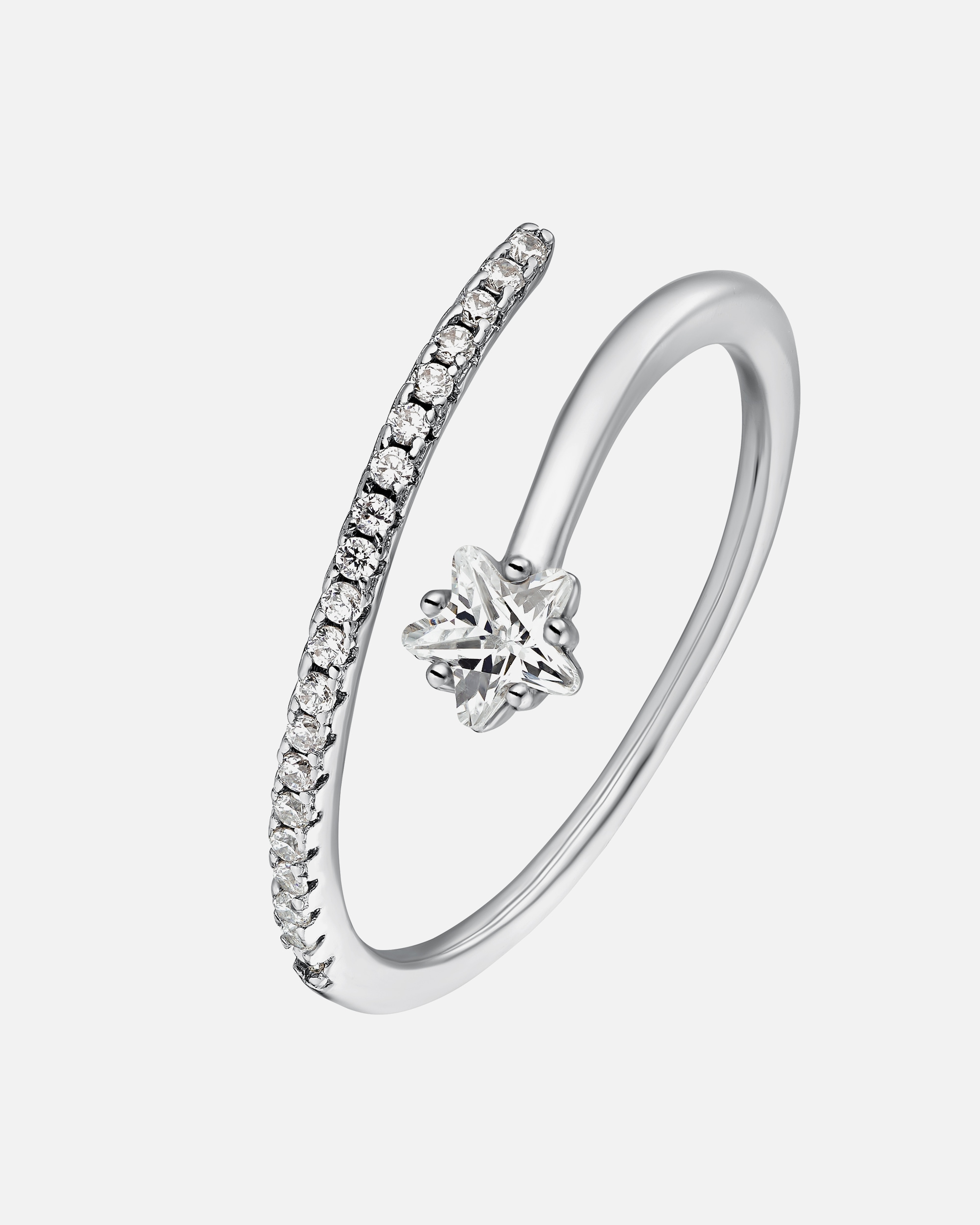 Ring für Weiblich Heideman Damenring Jella silberfarben poliert 50 (15.9)