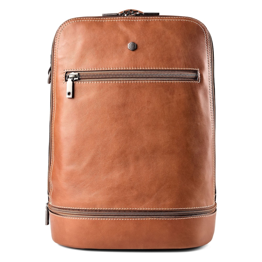 Jekyll & Hide Business-Rucksack Leder 42 cm Laptopfach colt Braun Herren