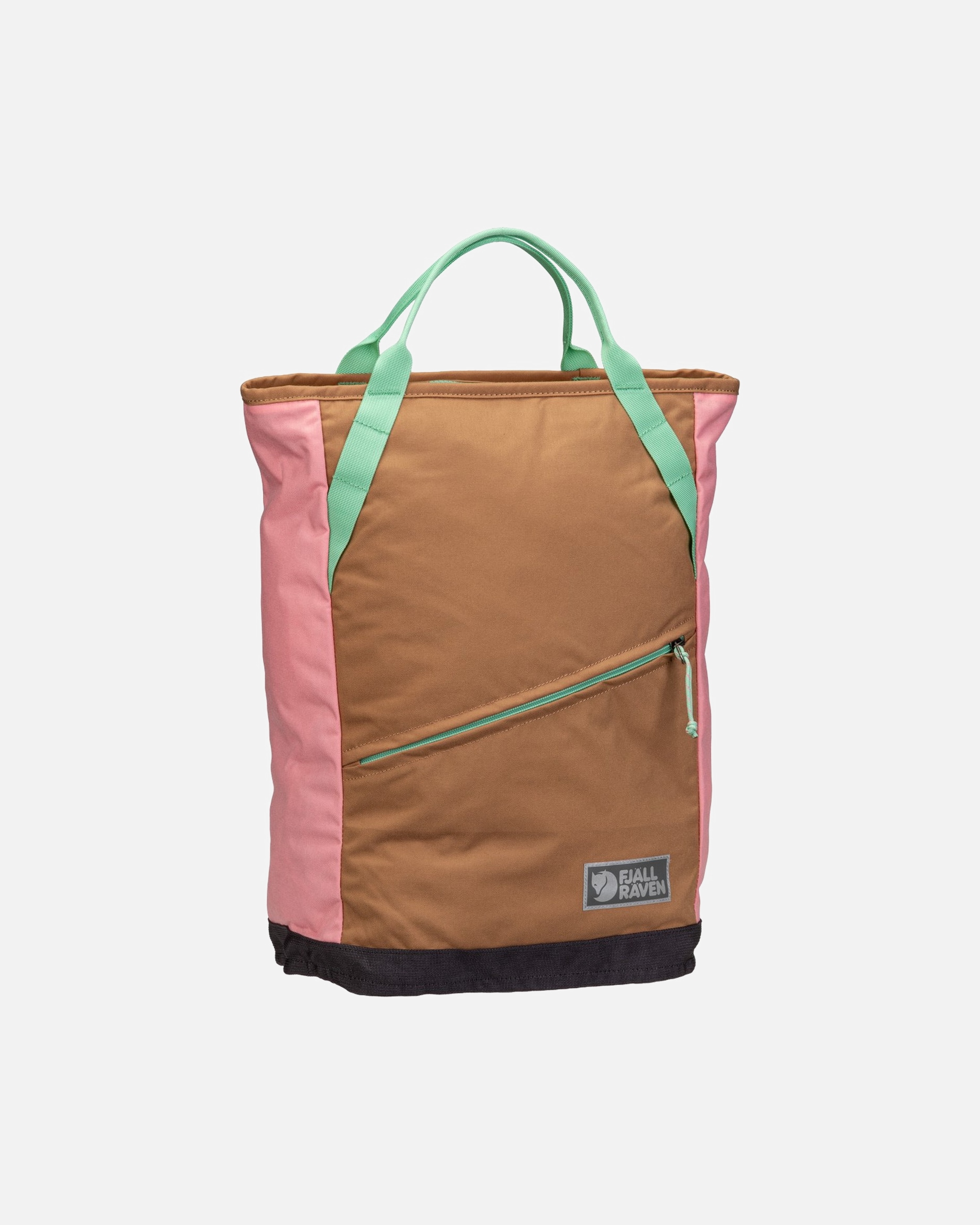 Umhängetasche für Unisex Fjällräven Rucksack Vardag Totepack 22 Poppy Pink-Khaki Dust