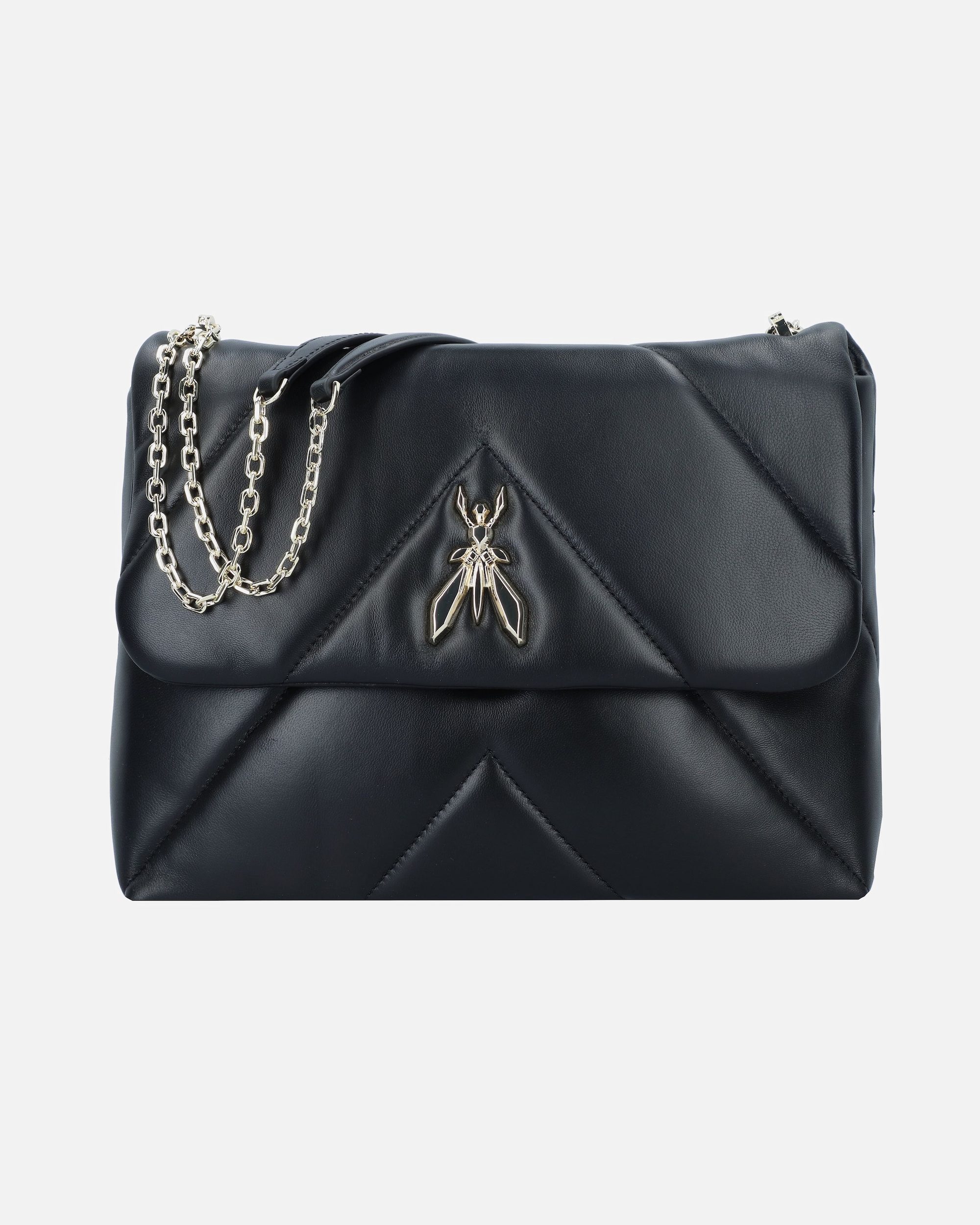 Tasche für Weiblich Patrizia Pepe Fly Padded Schultertasche nero