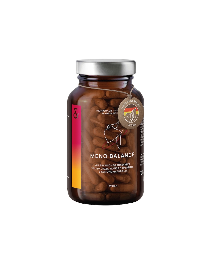 CLAV N° 23 MENO BALANCE – Pflanzen- und Mikronährstoffkomplex mit Eisen, Folsäure & Vitamin B12 120 Kapseln 71 g Damen
