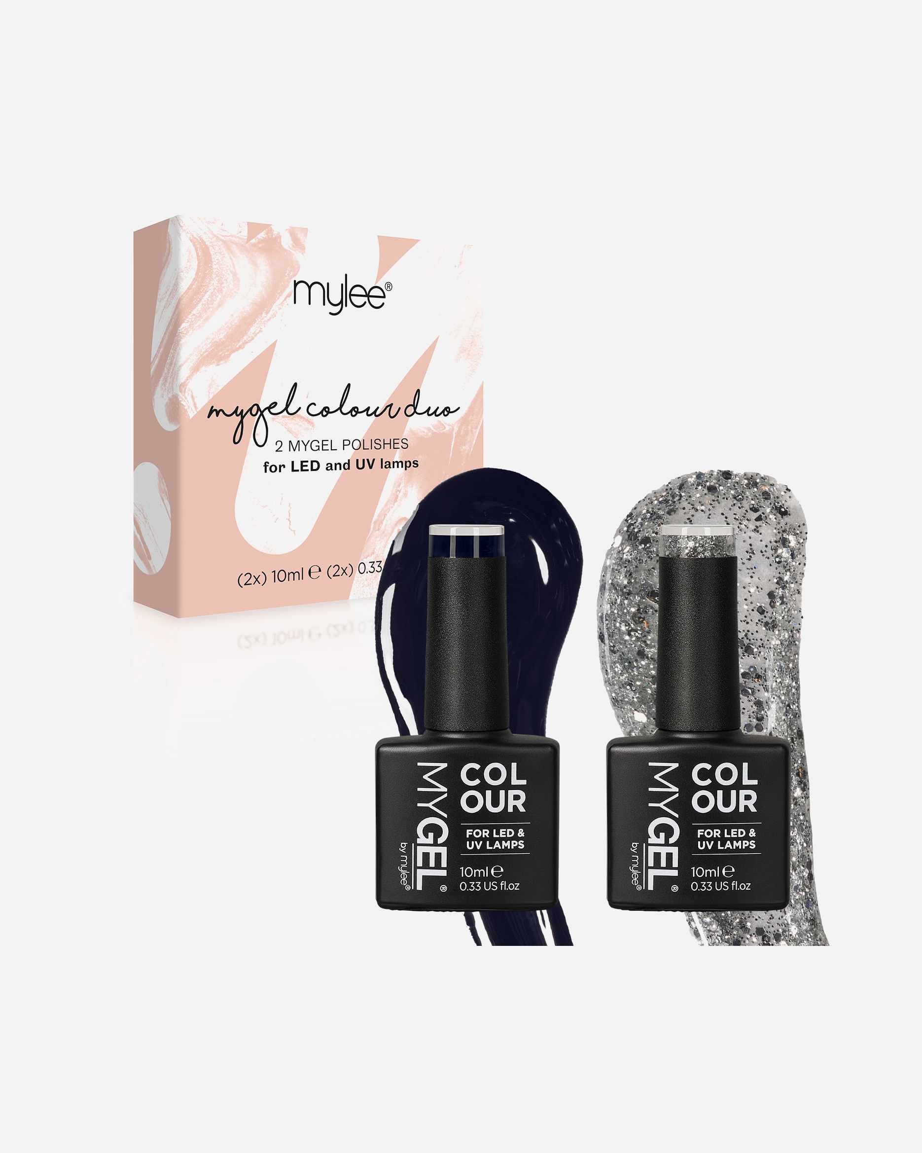 Nagellack für Unisex Mylee MyGel Twilight Gel-Nagellack-Duo MyGel Twilight Gel-Nagellack-Duo