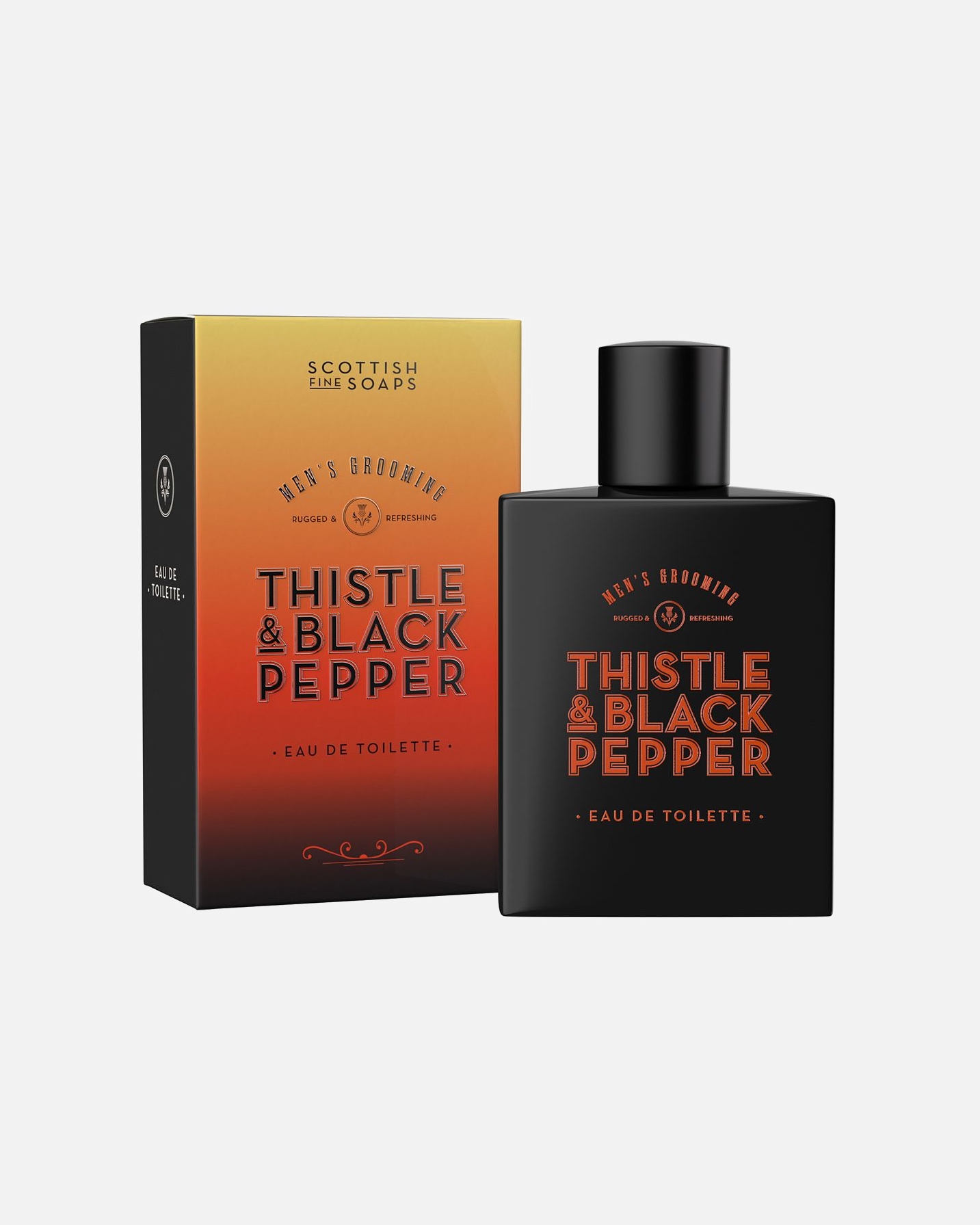 Parfum für Unisex Scottish Fine Soaps Men`s Grooming Thistle & Black Pepper Eau de Toilette 100ml