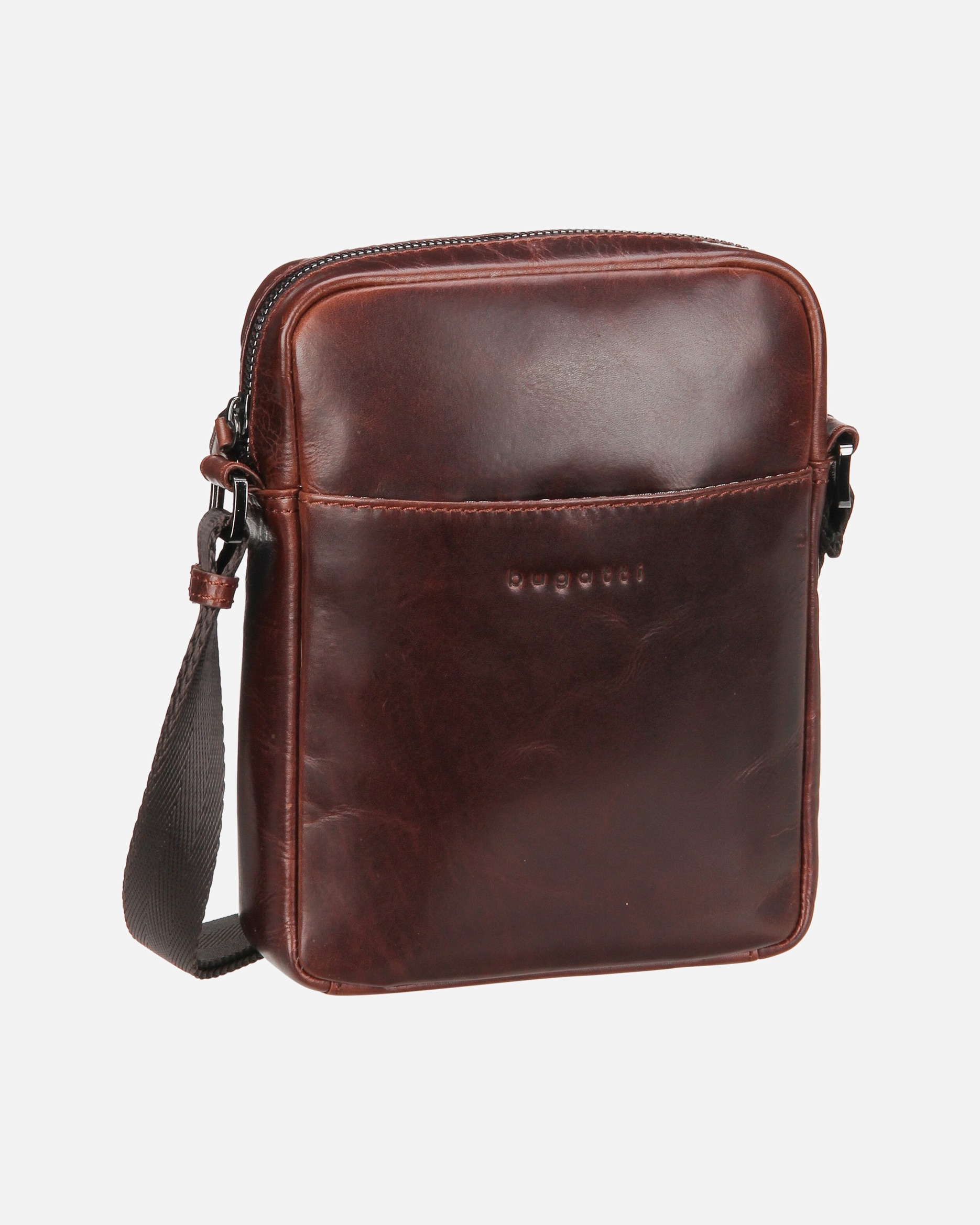 Umhängetasche für Männlich Bugatti Umhängetasche Romano Braun
