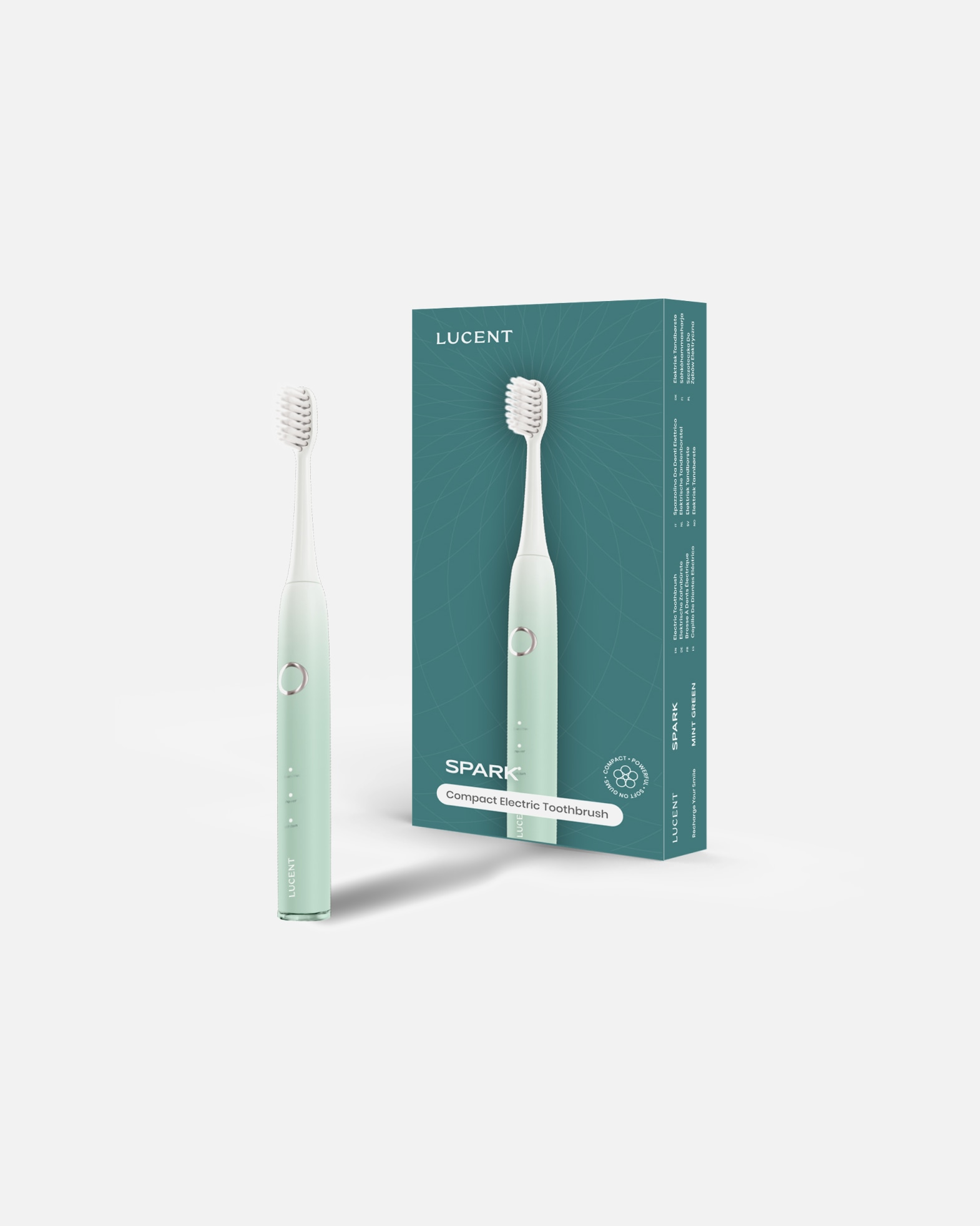 Elektrische Zahnbürste für Unisex Lucent Default Brand Line LUCENT Spark Elektrische Schall Zahnbürste mint 1 Stück
