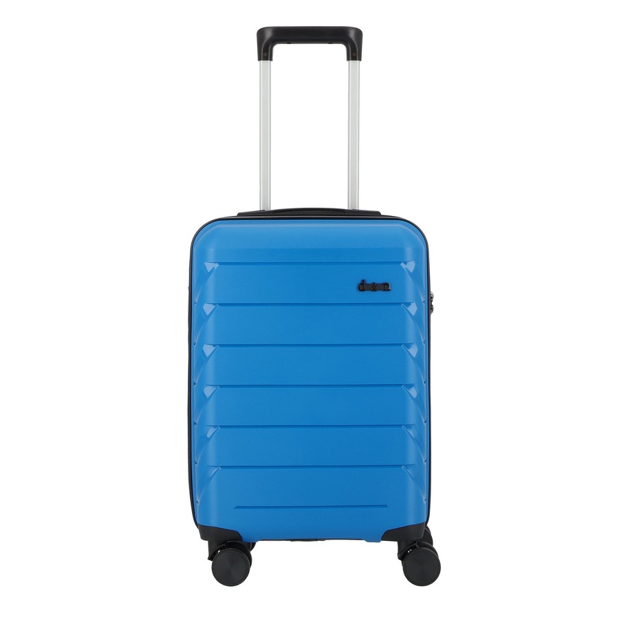 d & n Travel Line 4100 4 Rollen Kabinentrolley S 53 cm blue Herren