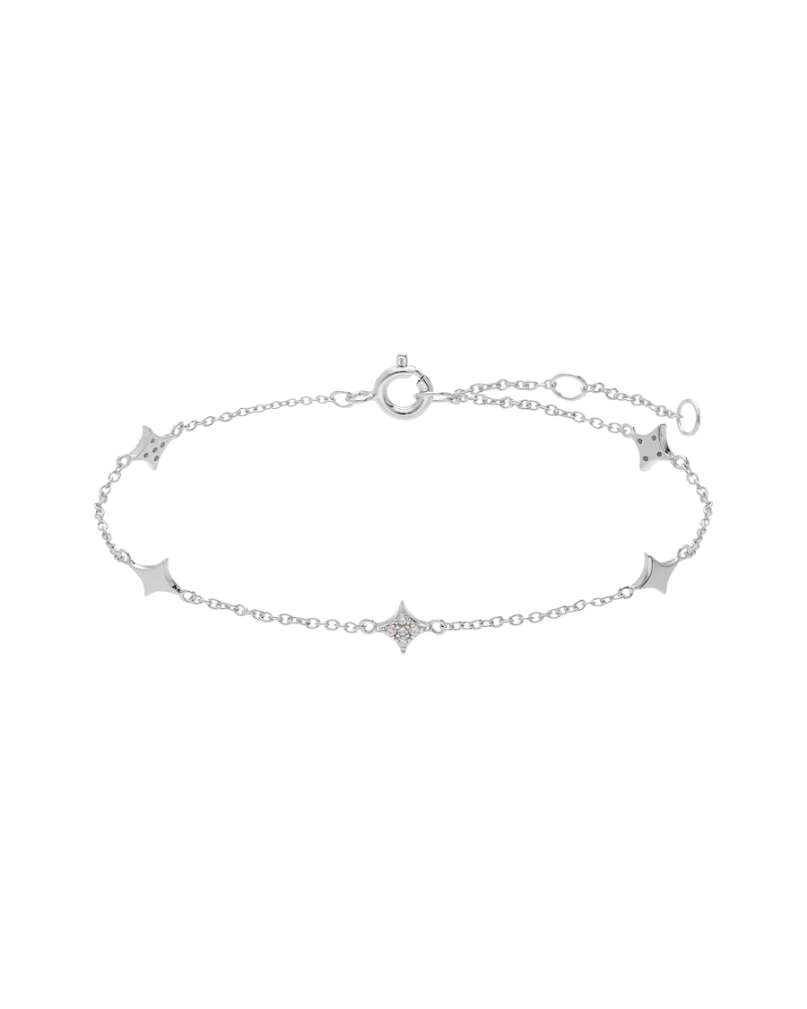 Lucardi Armband 925 Silber - Gelbgold legiert Damen