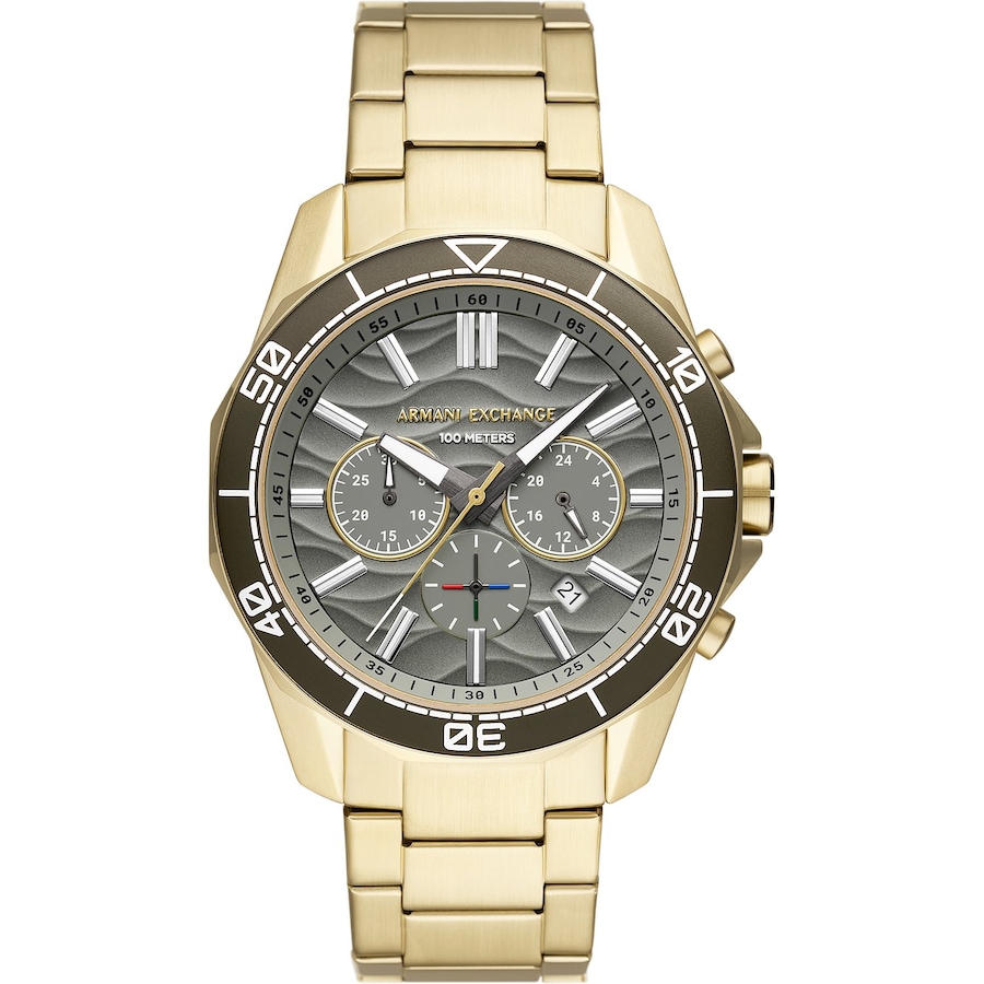 Armani Exchange Chronograph Edelstahl One Size Herren