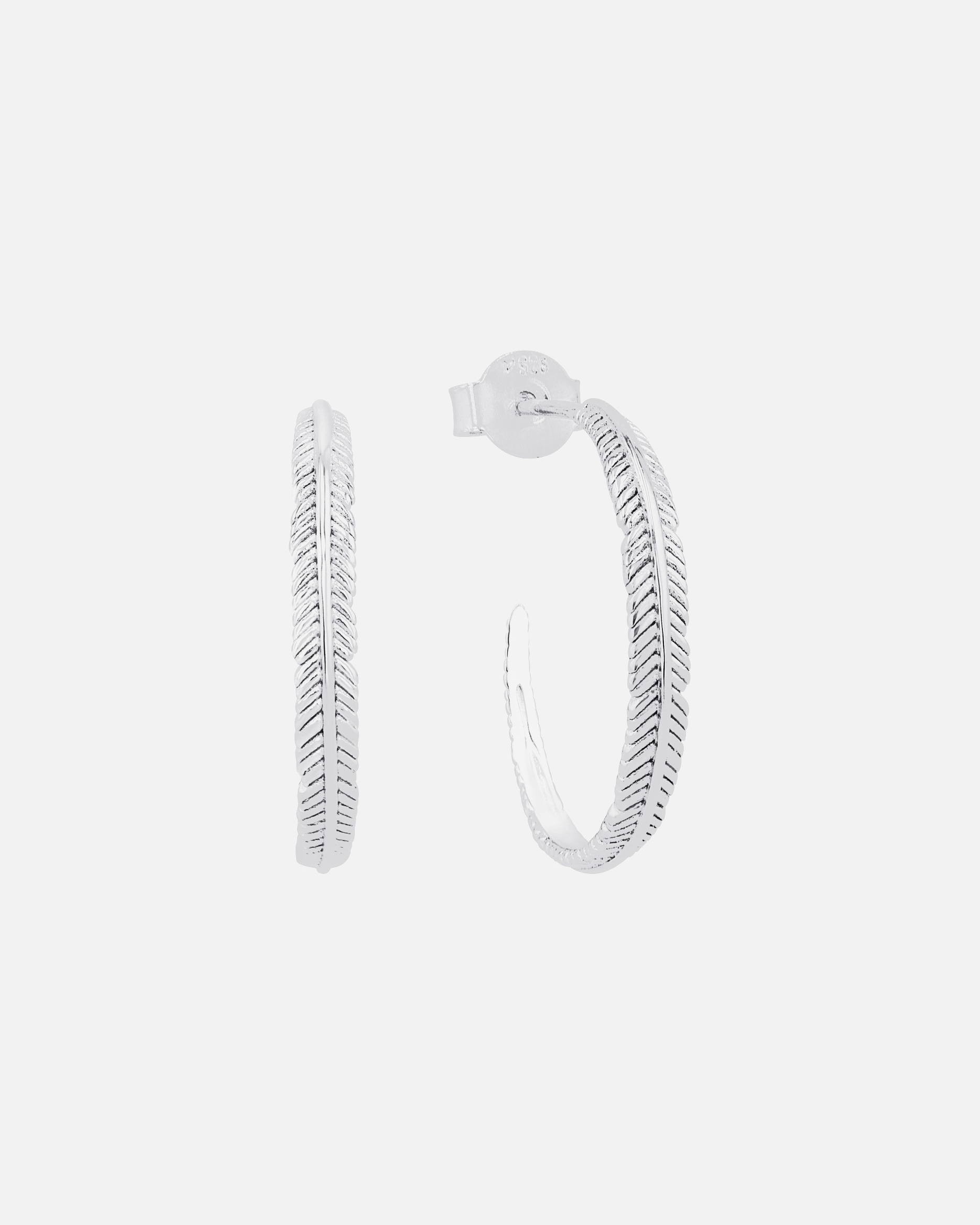 Creolen für Weiblich amor Creolen Silber