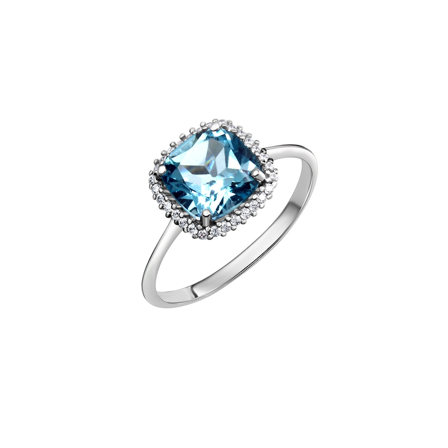 Fascination by Ellen K. Ring 375/- Gold Blautopas beh. blau 2,30ct. 021 (66,1) Damen