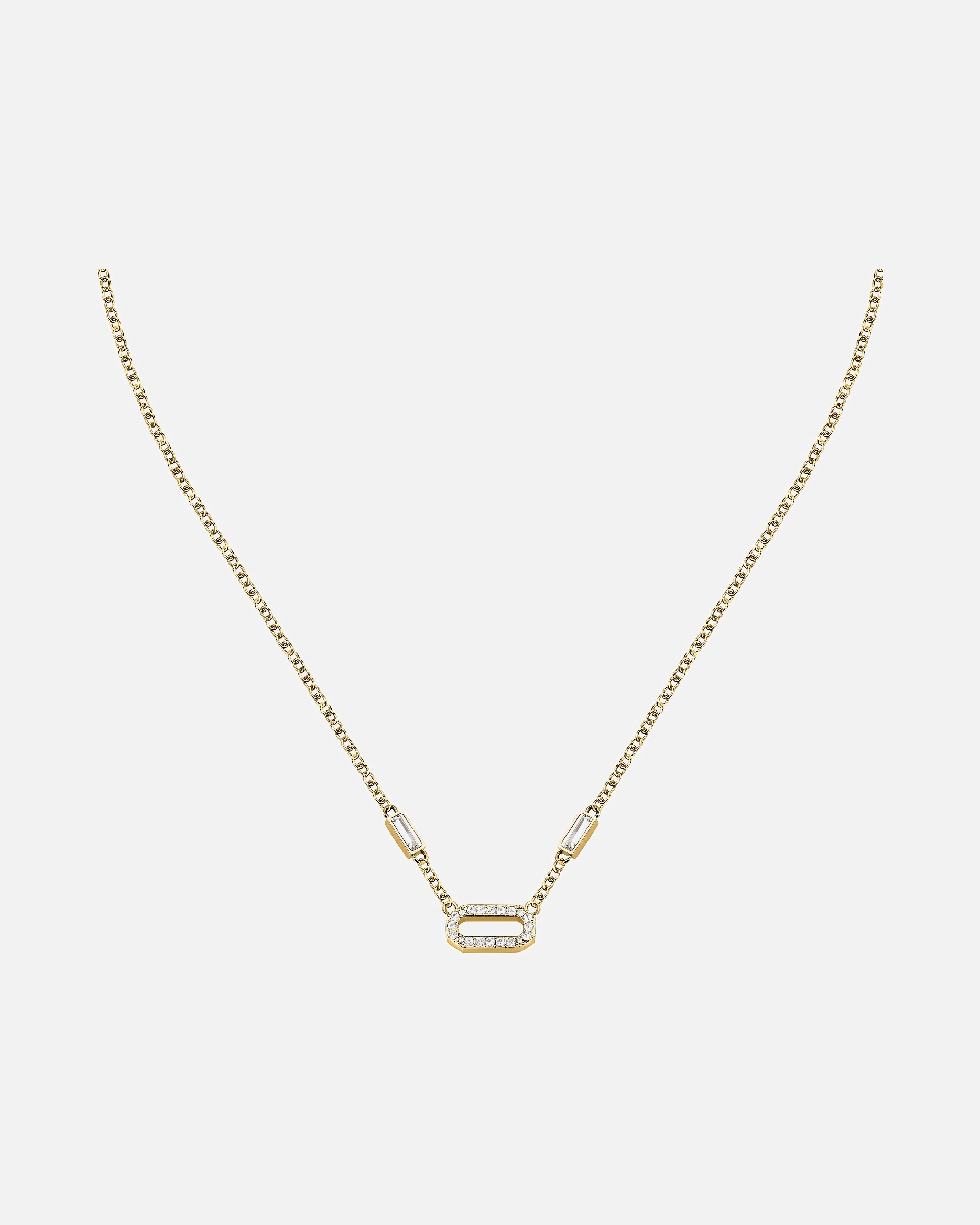 Halskette für Weiblich Karl Lagerfeld Kette Edelstahl gelbgold