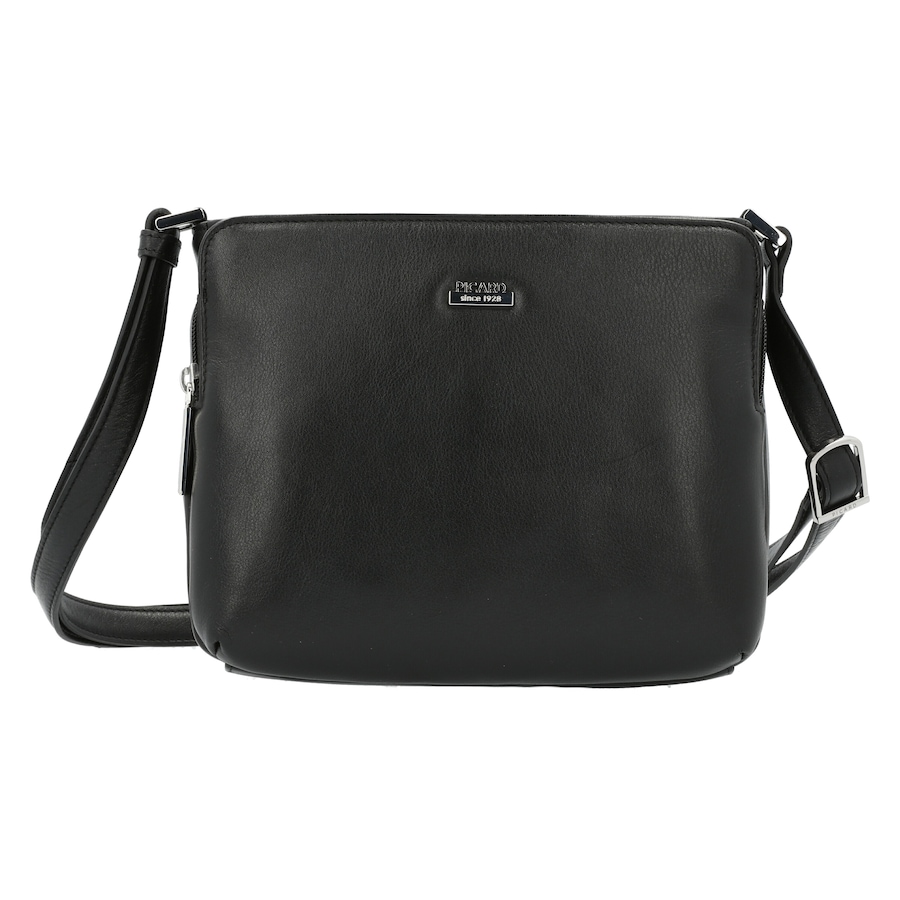 Picard Really Umhängetasche Leder 22 cm schwarz Schwarz Damen