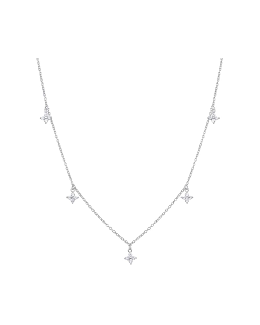 Hey Happiness Halskette mit Blüten-Anhänger – 925 Sterling Silber Damen