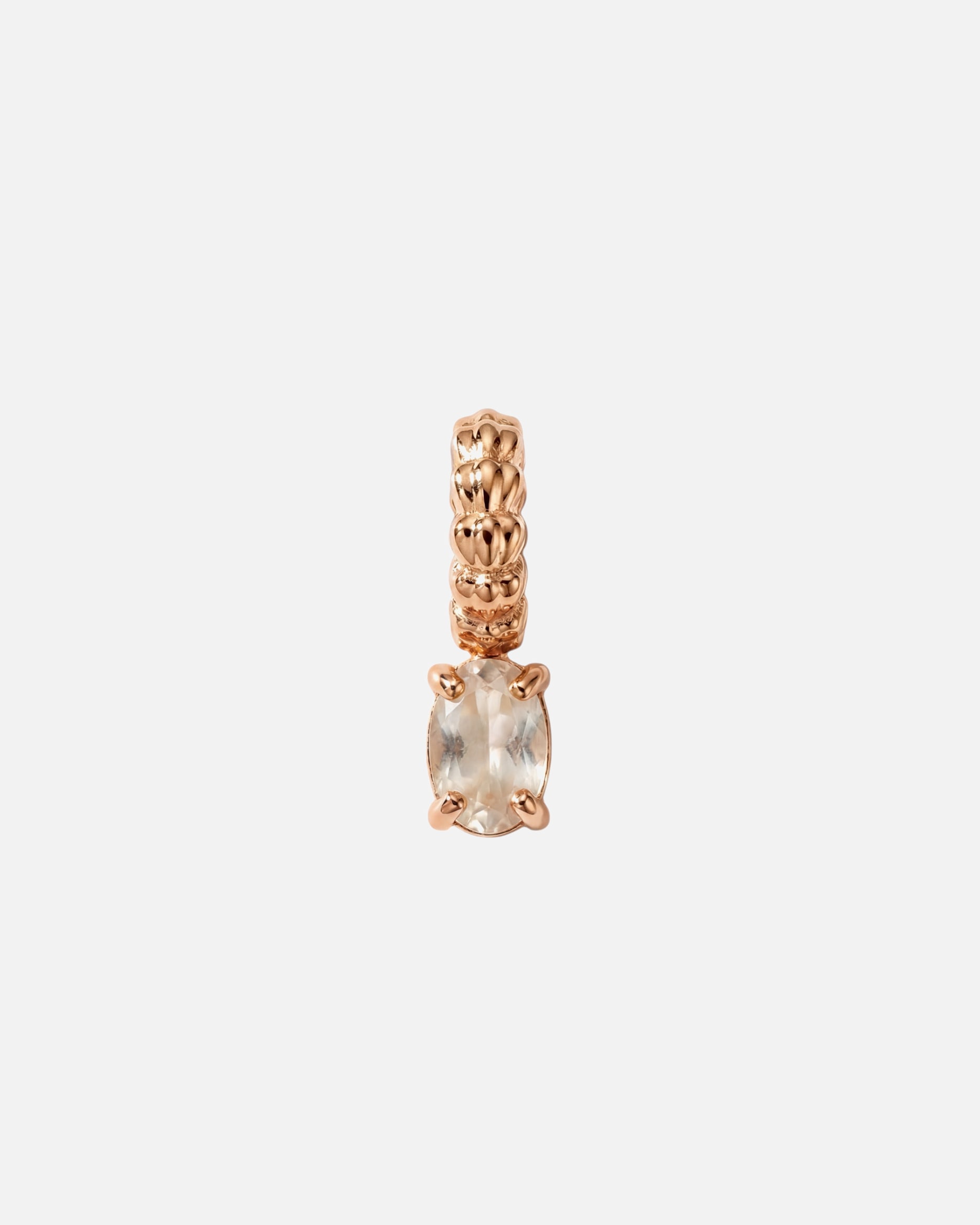 Schmuckanhänger für Unisex Purelei LEI Geburtsstein Juni Mondstein Charm 100% Edelstahl Rosegold