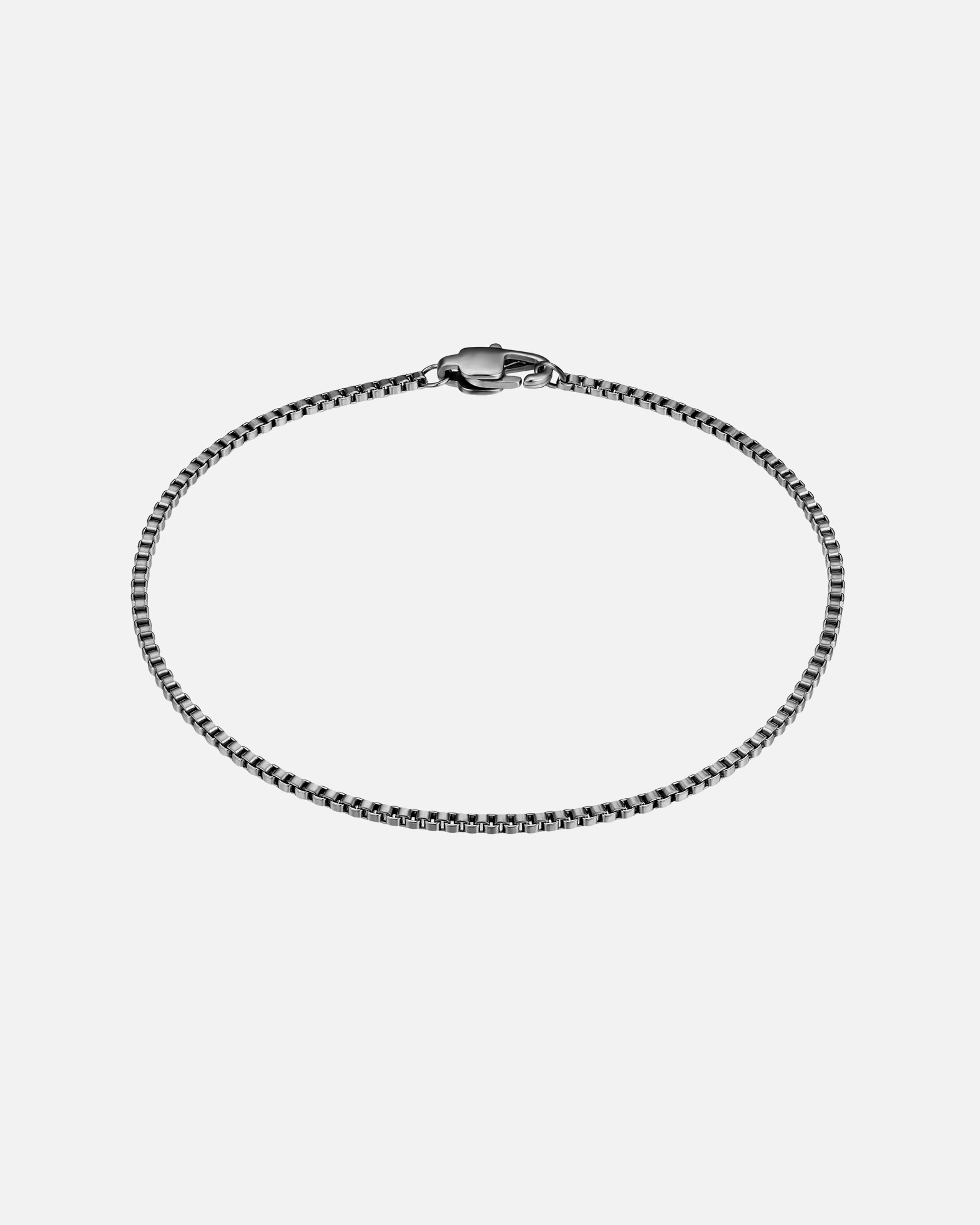 Armband für Männlich True Rebels Armband aus Edelstahl in Gunmetal 21 cm