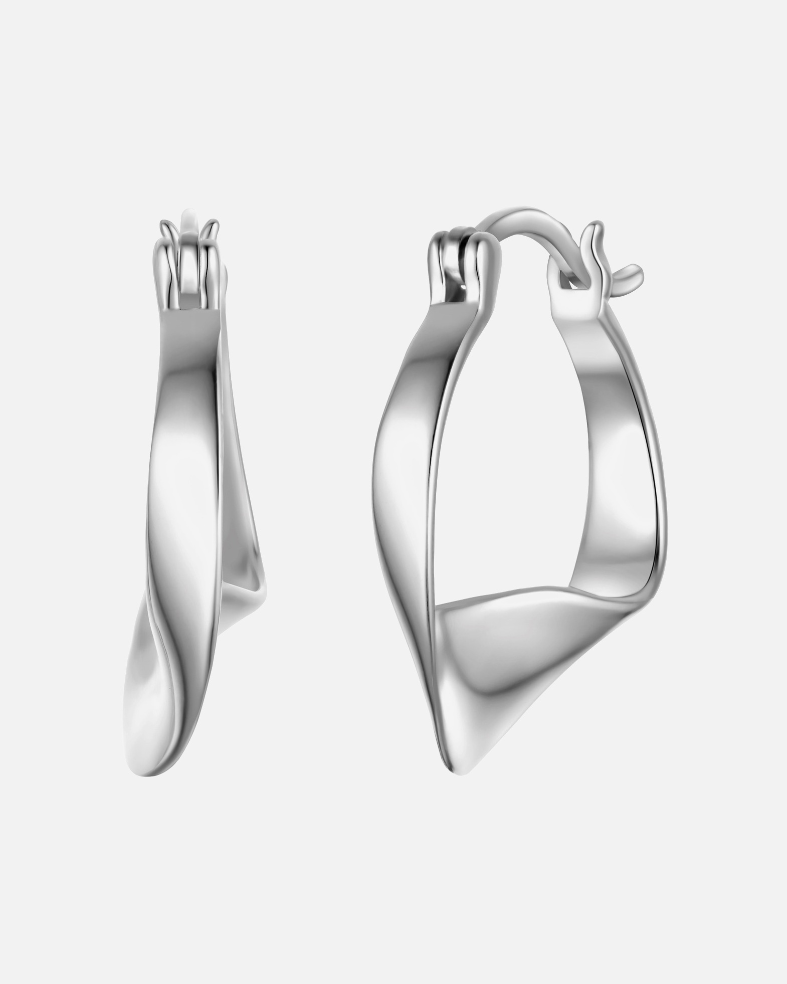 Creolen für Weiblich Rafaela Donata Creolen Sterling Silber 20,7 mm