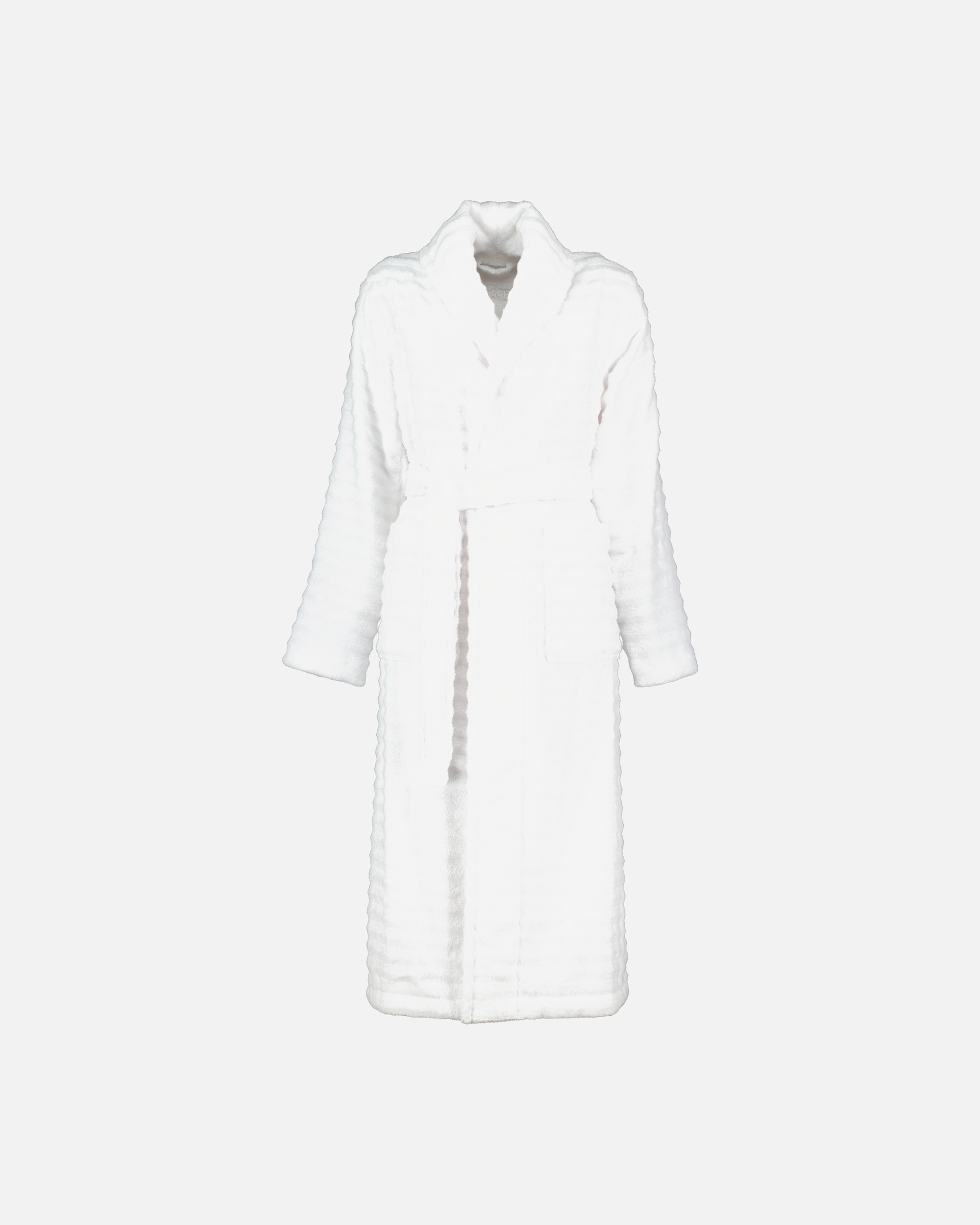 Bademantel für Unisex Vossen Vossen Bademäntel Damen Schalkragen Coco weiß - 0300 XL