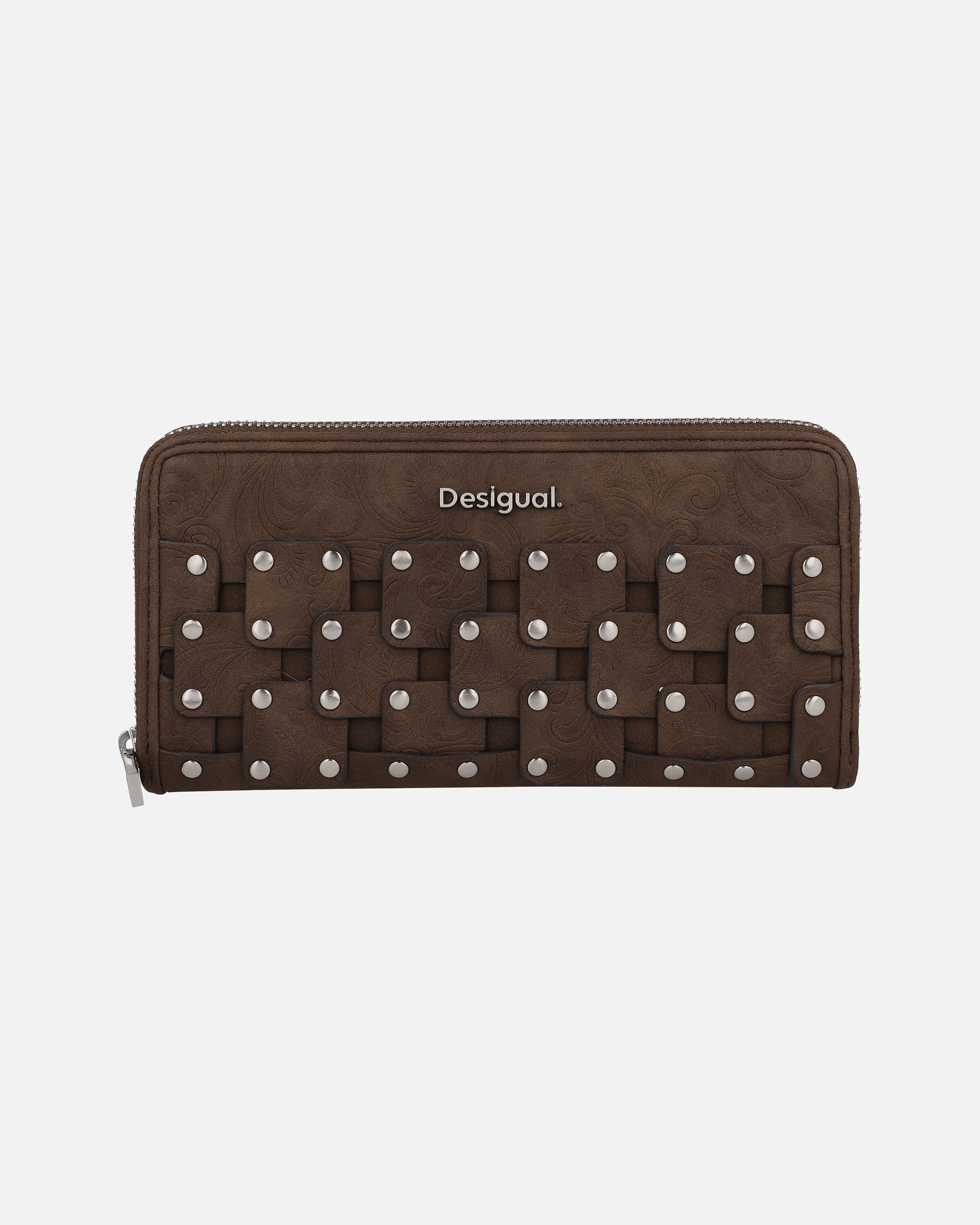 Portemonnaie für Männlich Desigual New Patch Damengeldbörse braun