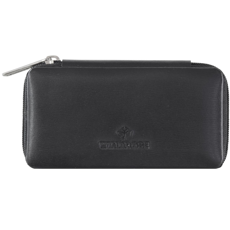 Windrose Ambiance Manicure-Set 12 cm Leder schwarz Schwarz