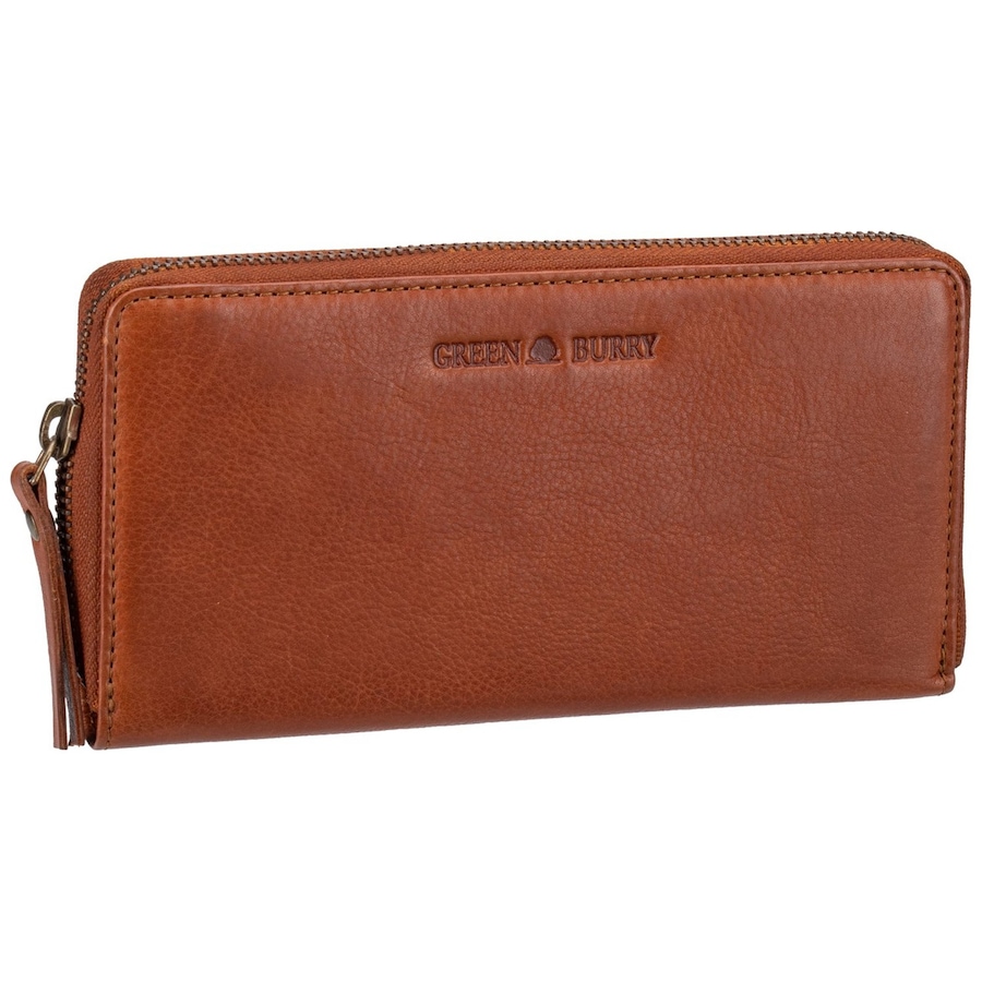 Greenburry Geldbörse Colombiana Rv-Damenbörse Lang RFID Nougat Braun Damen