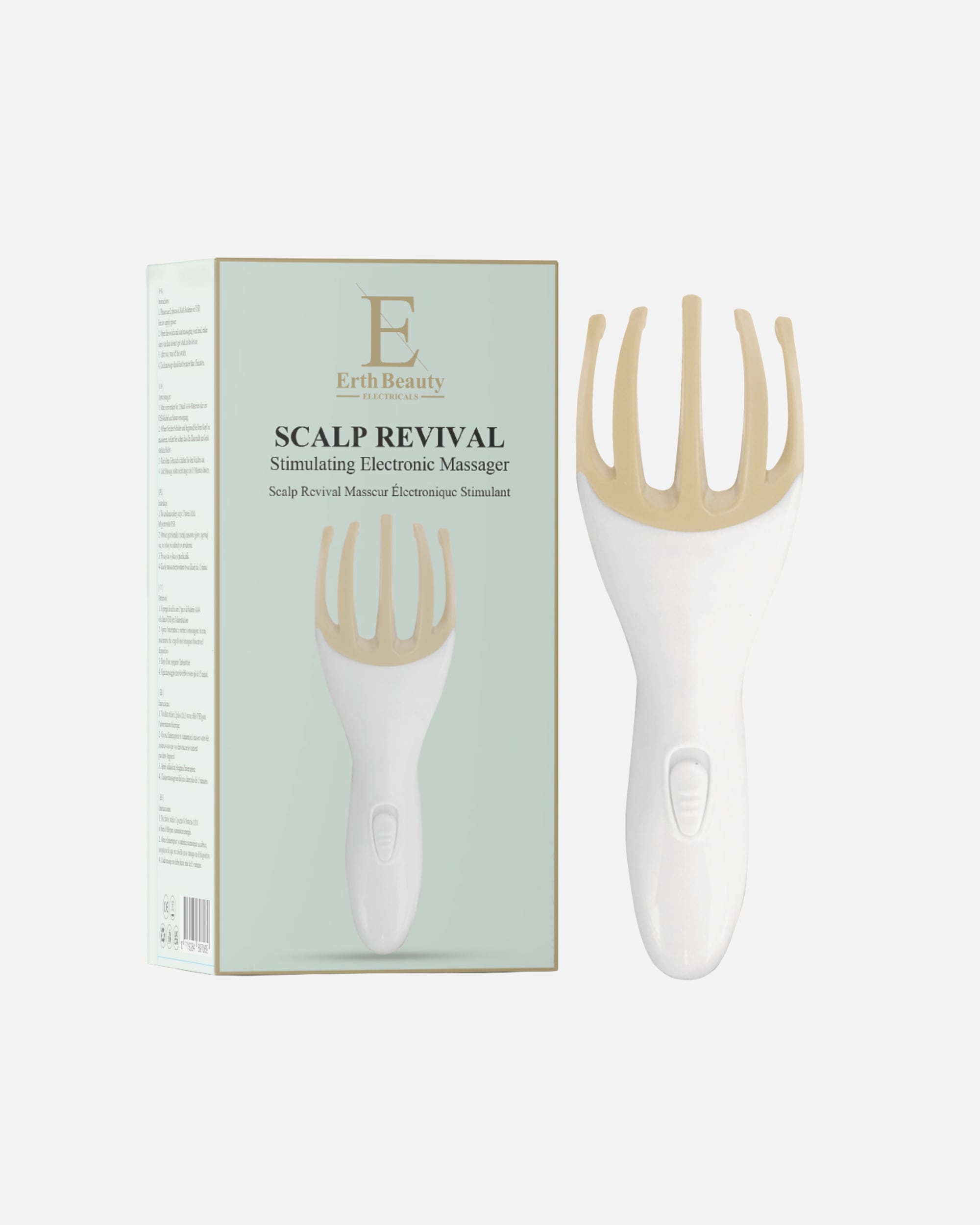 Kopfhautpflege für Weiblich ErthSkin London Elektronisches Kopfhaut-Massagegerät zur Stimulation 1 Stück Stück