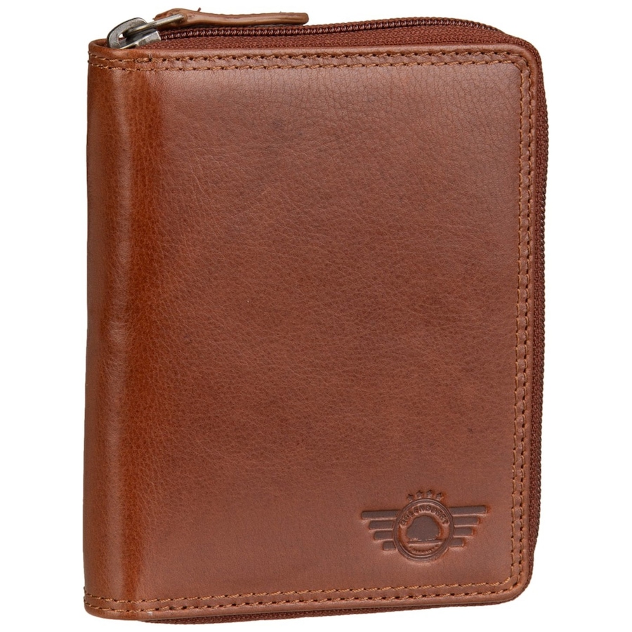 Greenburry Geldbörse Waxy Vintage Rv-Kombibörse RFID Tobacco Nut Braun