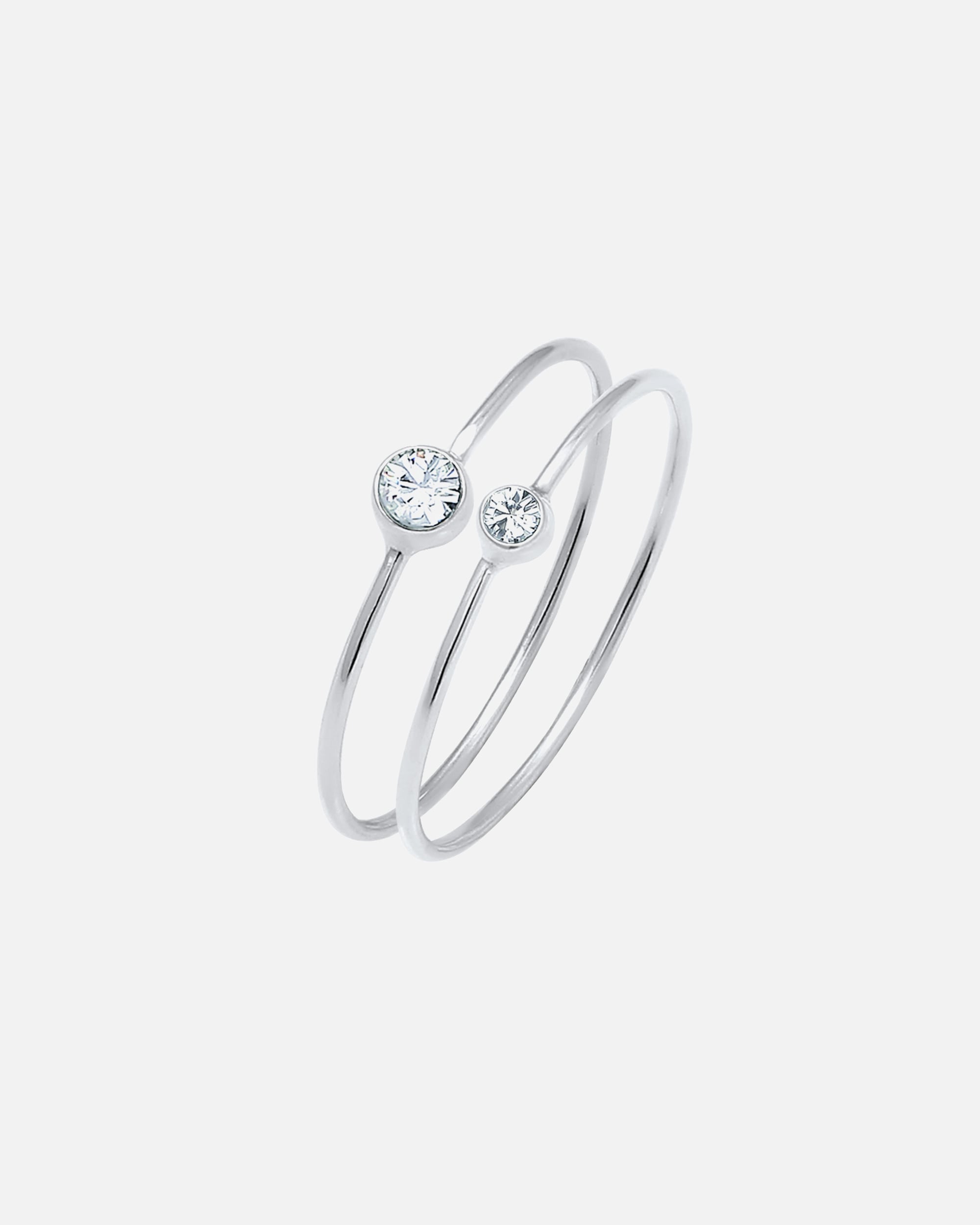 Ring für Weiblich Elli Set 925 Silber, mit Kristallen von Swarovski® 64