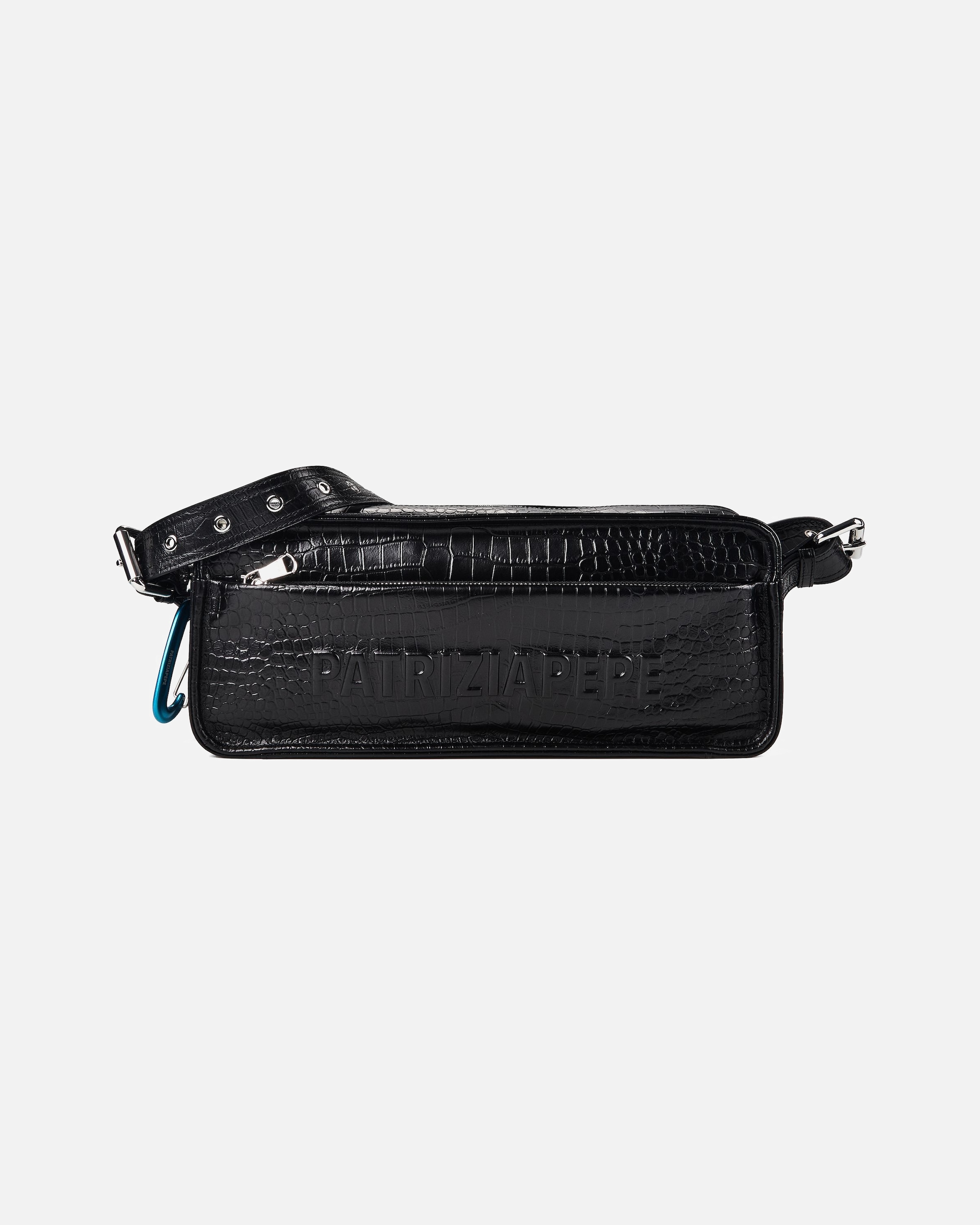 Tasche für Weiblich Patrizia Pepe (IM)Perfection Schultertasche black croco