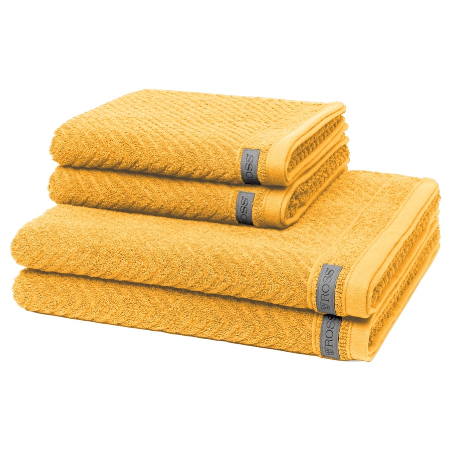 ROSS Handtuch-Set Smart (4-teilig) Aprikose Gold