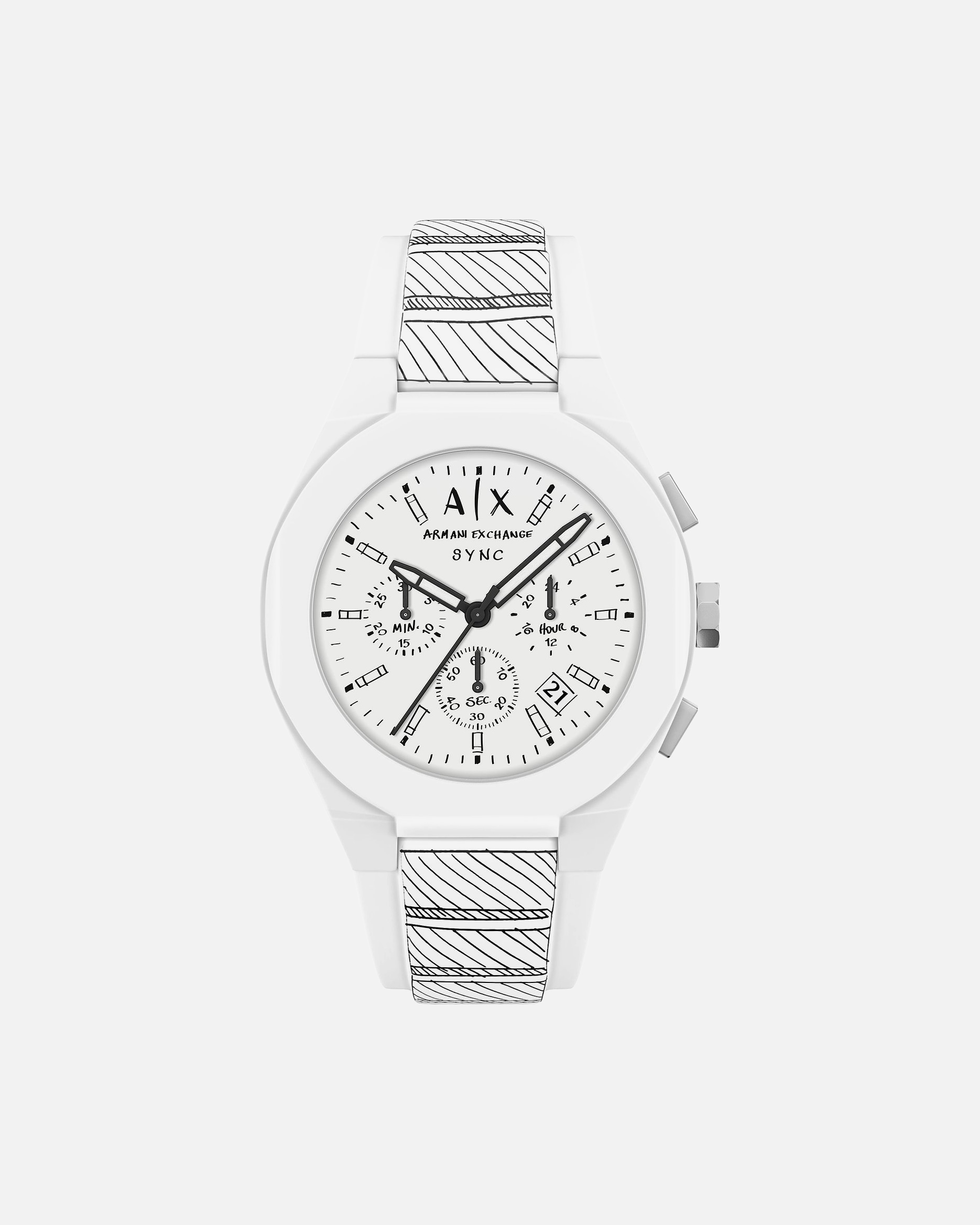 Uhr für Männlich Armani Exchange Chronograph Perlon/Nylon One Size