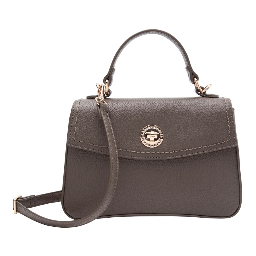 L.CREDI Pelagia Henkeltasche dark taupe Grau Damen