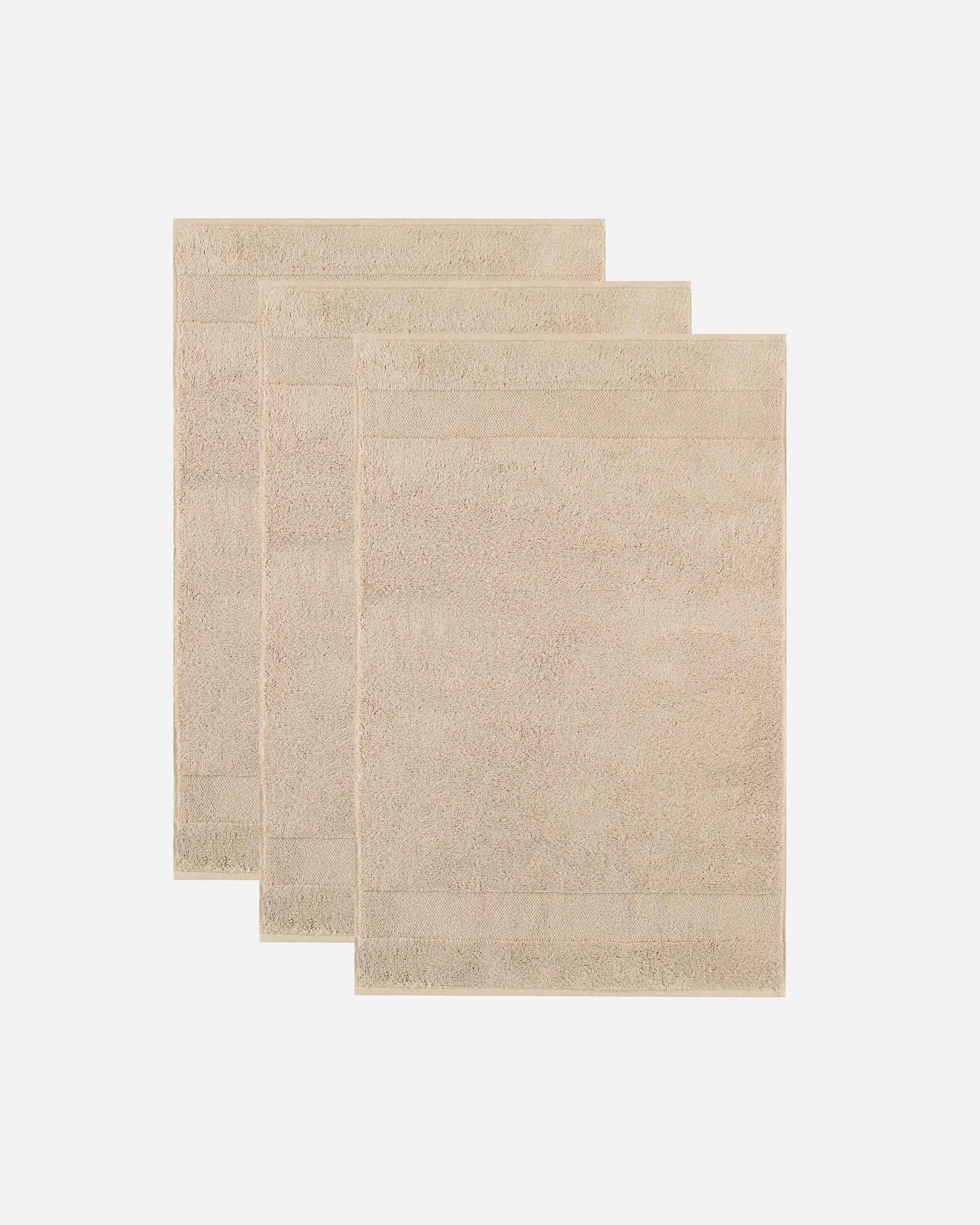 Handtuch für Unisex Villeroy & Boch Gästetuch 3er Pack 'Gästetuch One' Hellbraun
